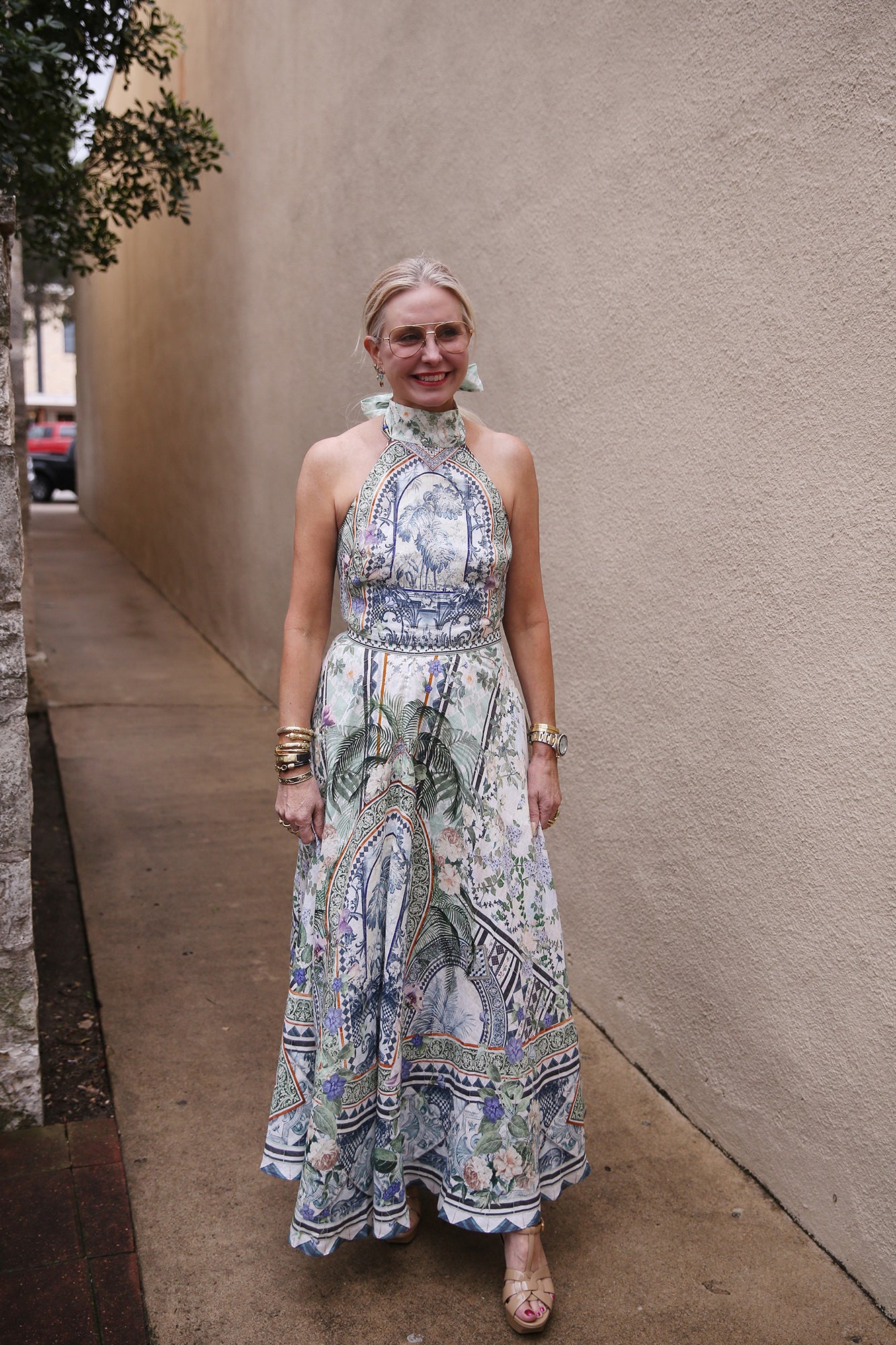 Maxi Circle Skirt Jardim Party