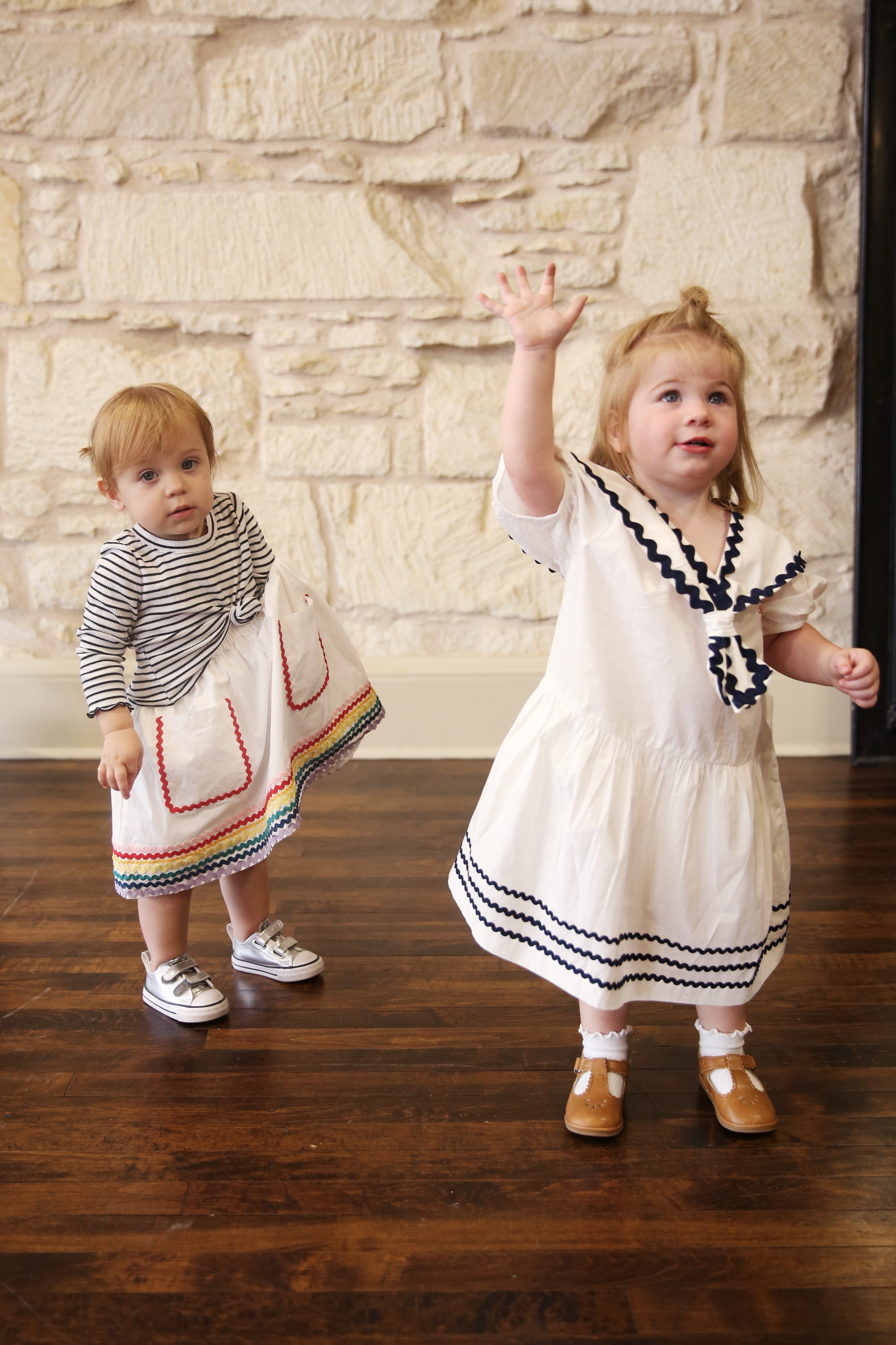 Nancy Nautical Short Sleeve Dress