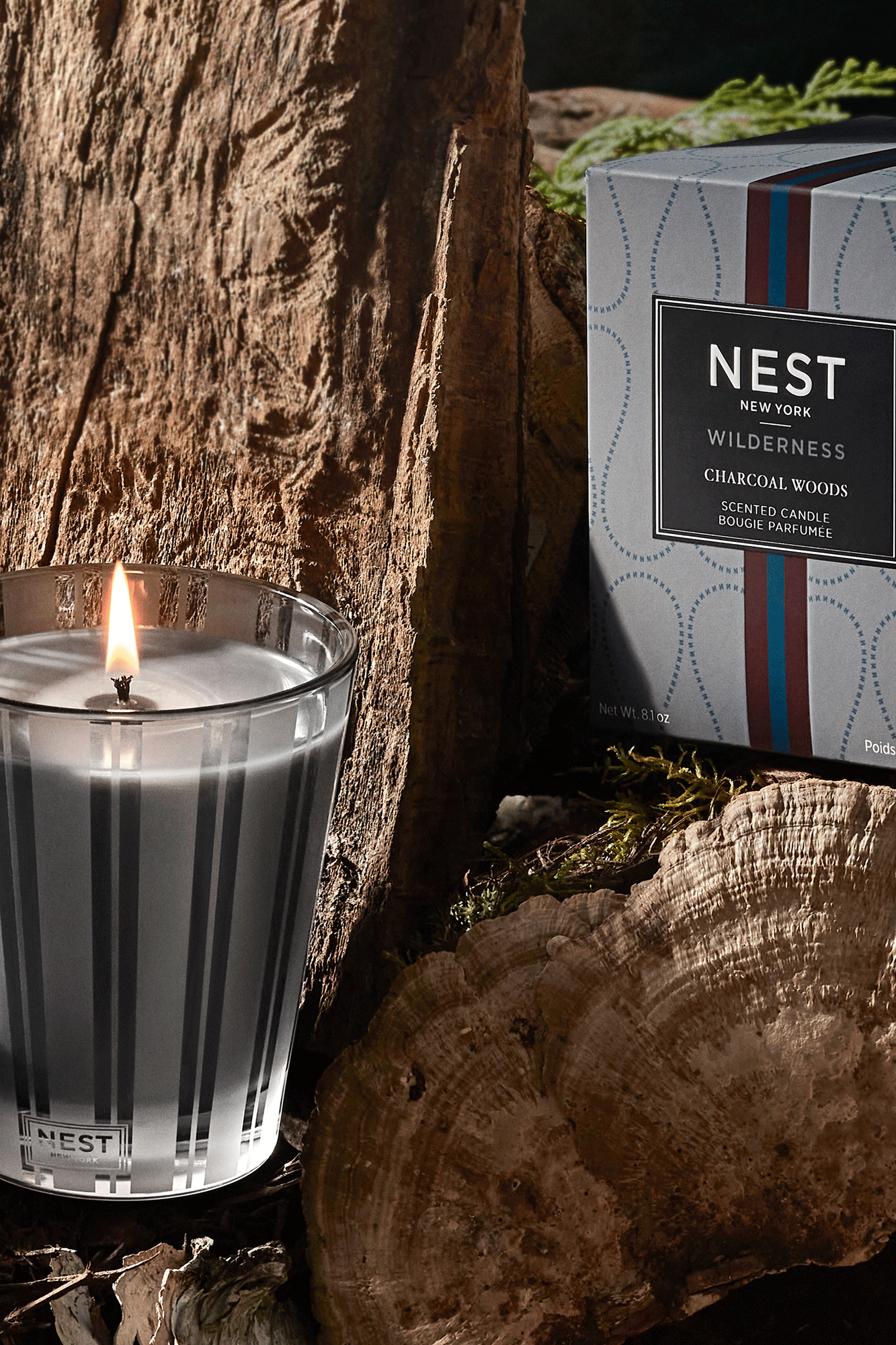 Charcoal Woods Classic Candle