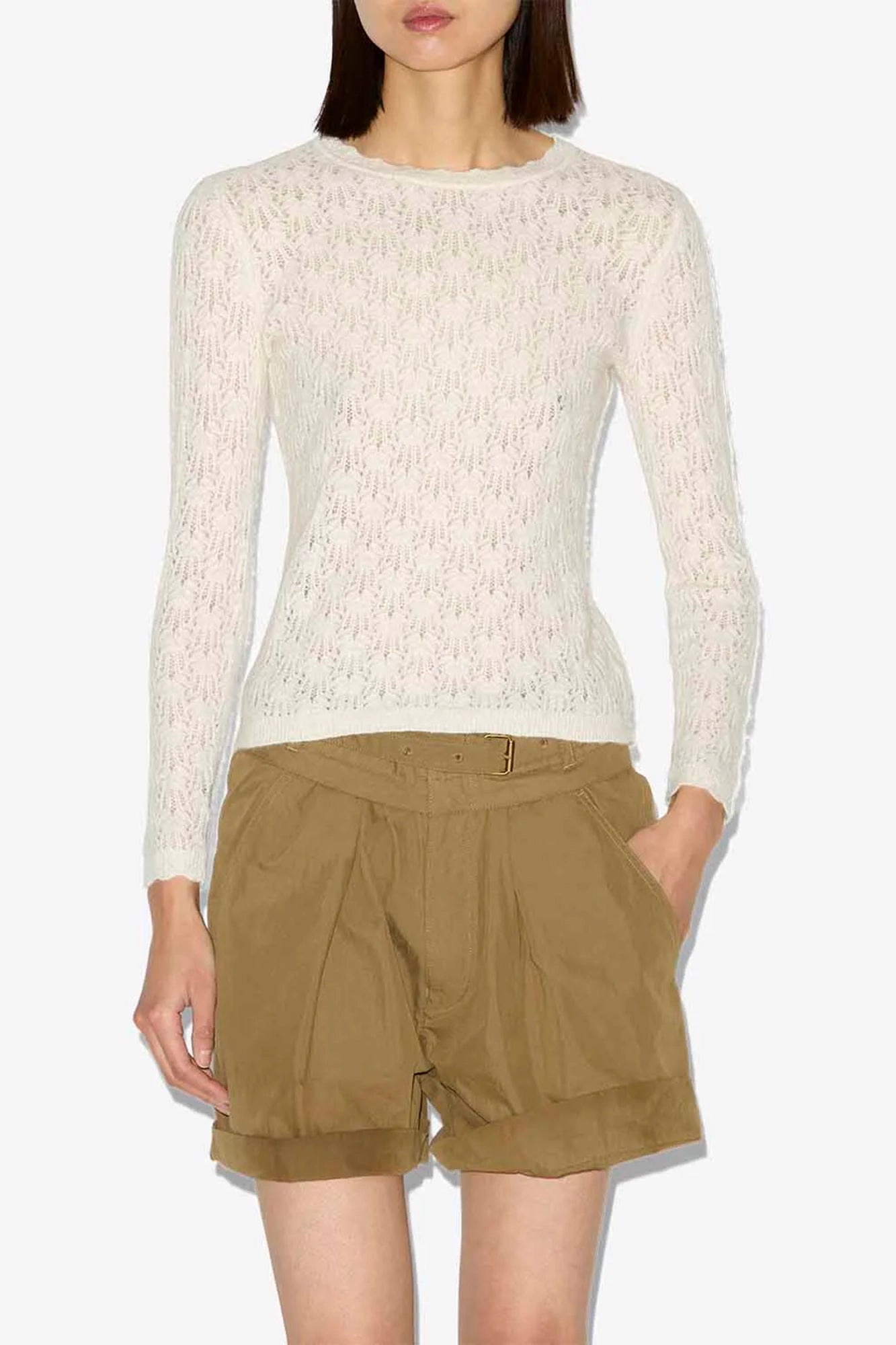 Obeline Lace Knit Sweater