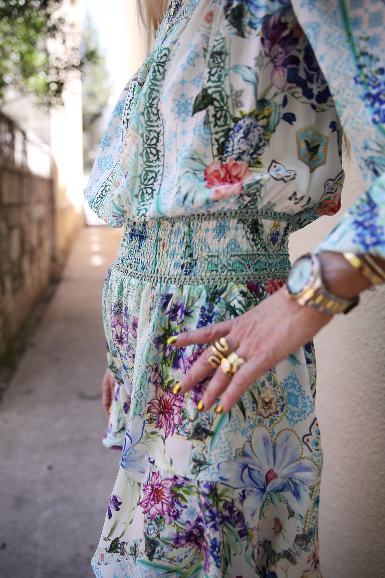 Off Shoulder Short Dress Sunrise In Sintra