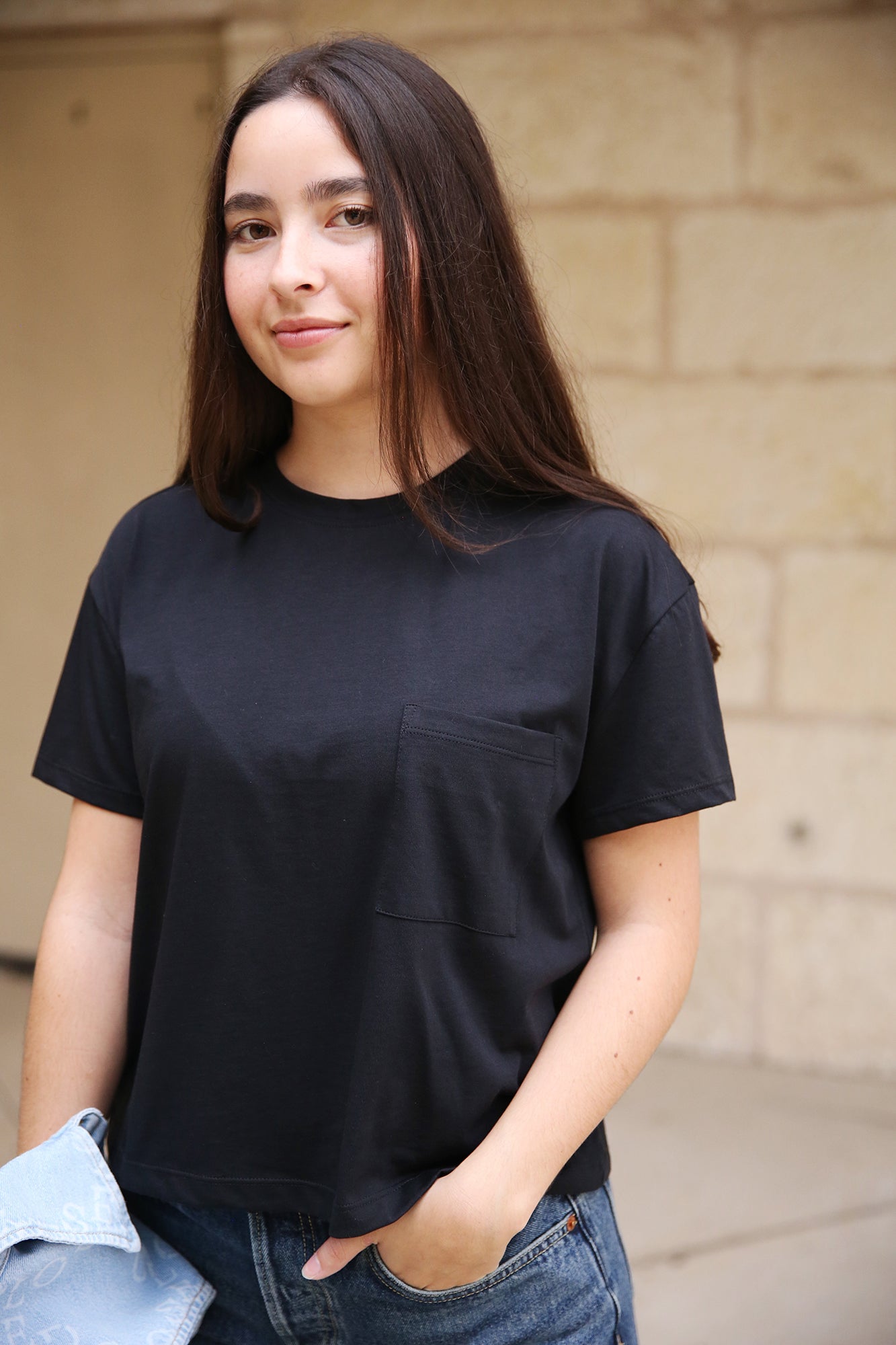 Oliver Pocket Tee Black