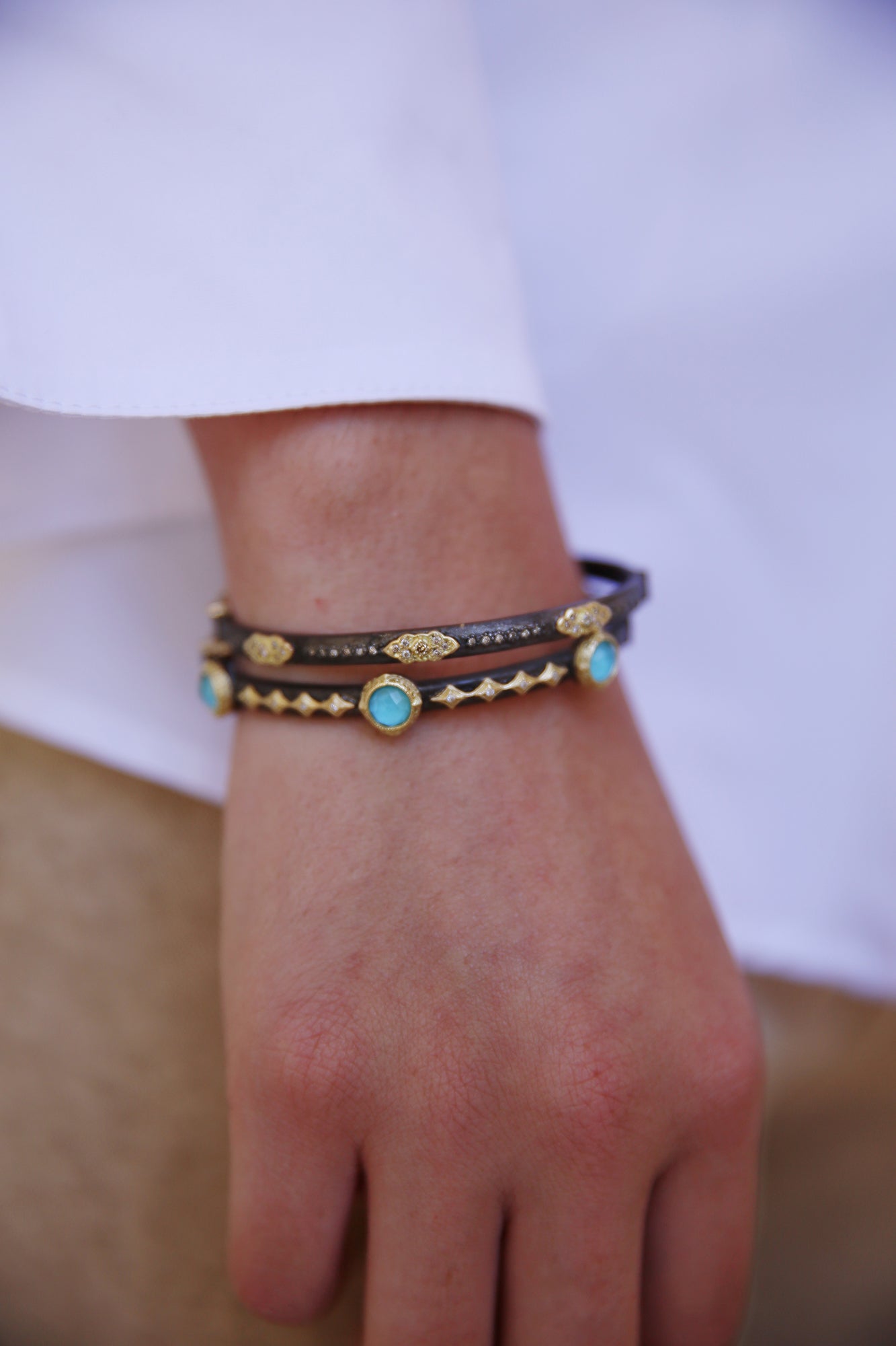 Pavé Huggie Bracelet
