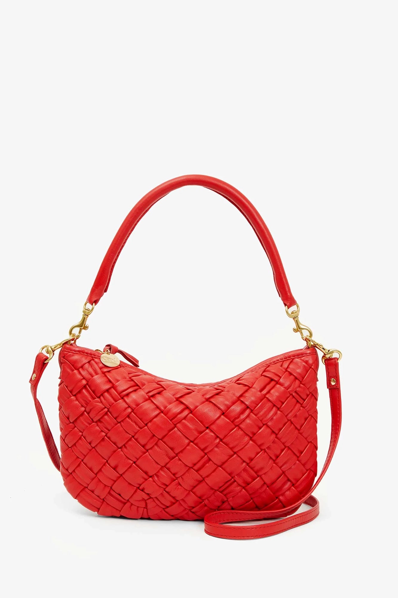 Petit Moyen Rossa Puffy Woven Nappa