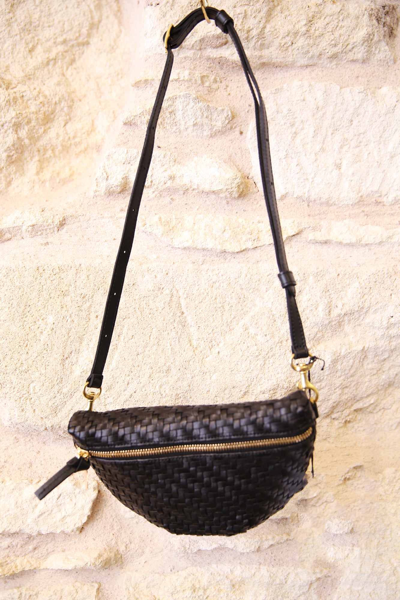 Petite Fanny Black Woven Zig-Zag