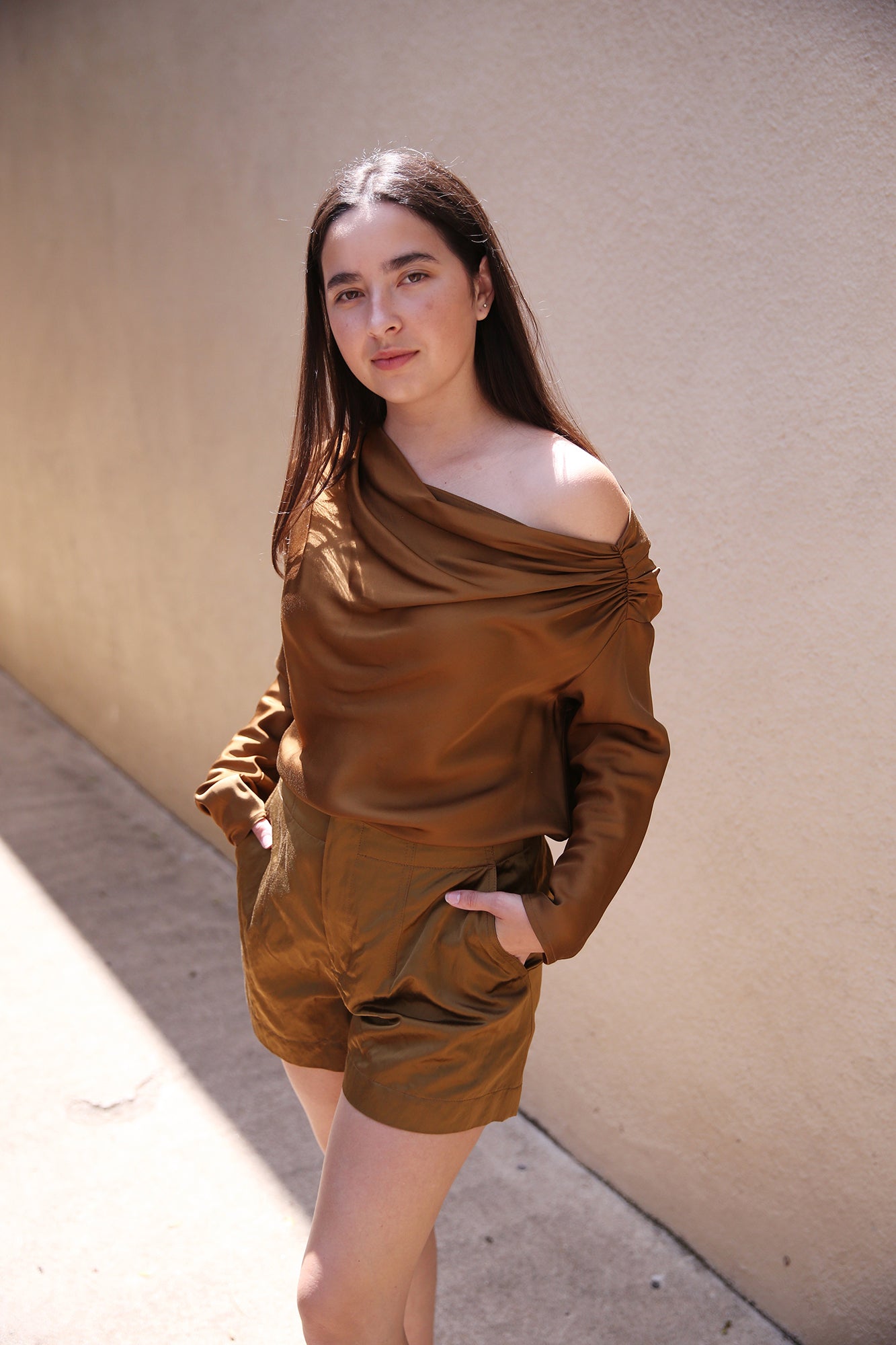Piper Asymmetrical Neckline Top
