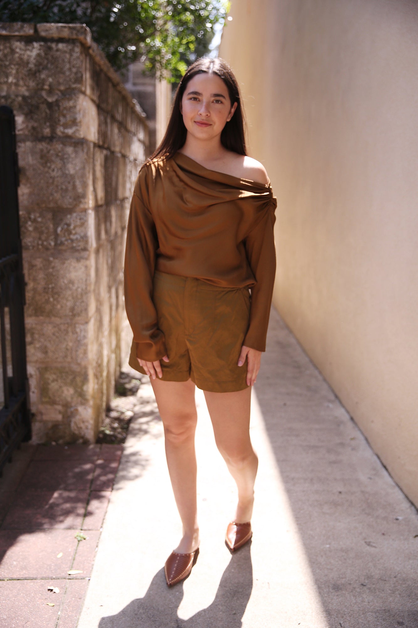 Piper Asymmetrical Neckline Top