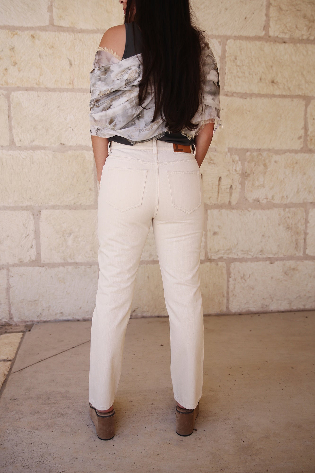 Reeve High Rise Straight Ankle Denim