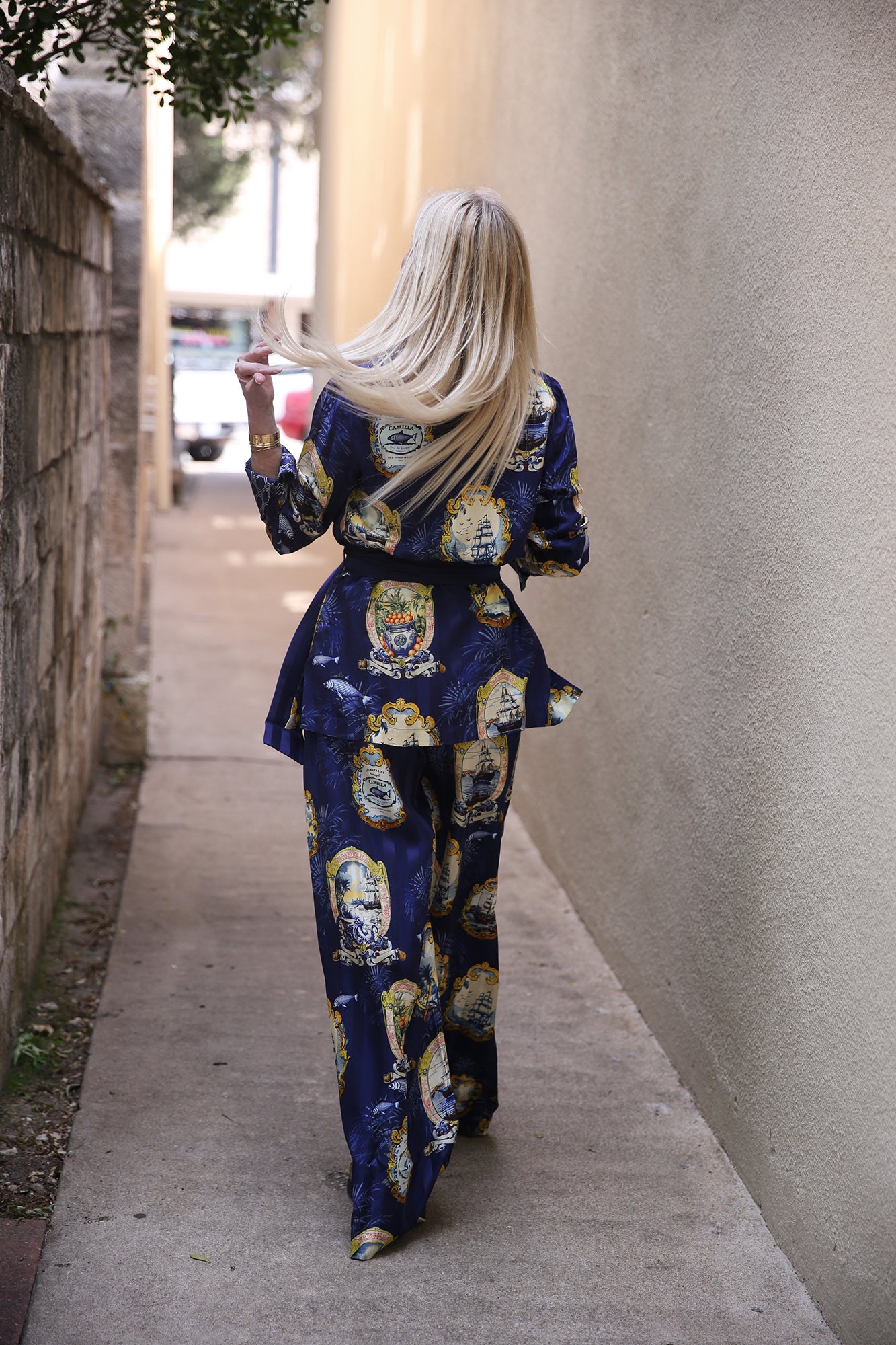 Relaxed Jacket With Split Cuffs Song Of Saint Anthony