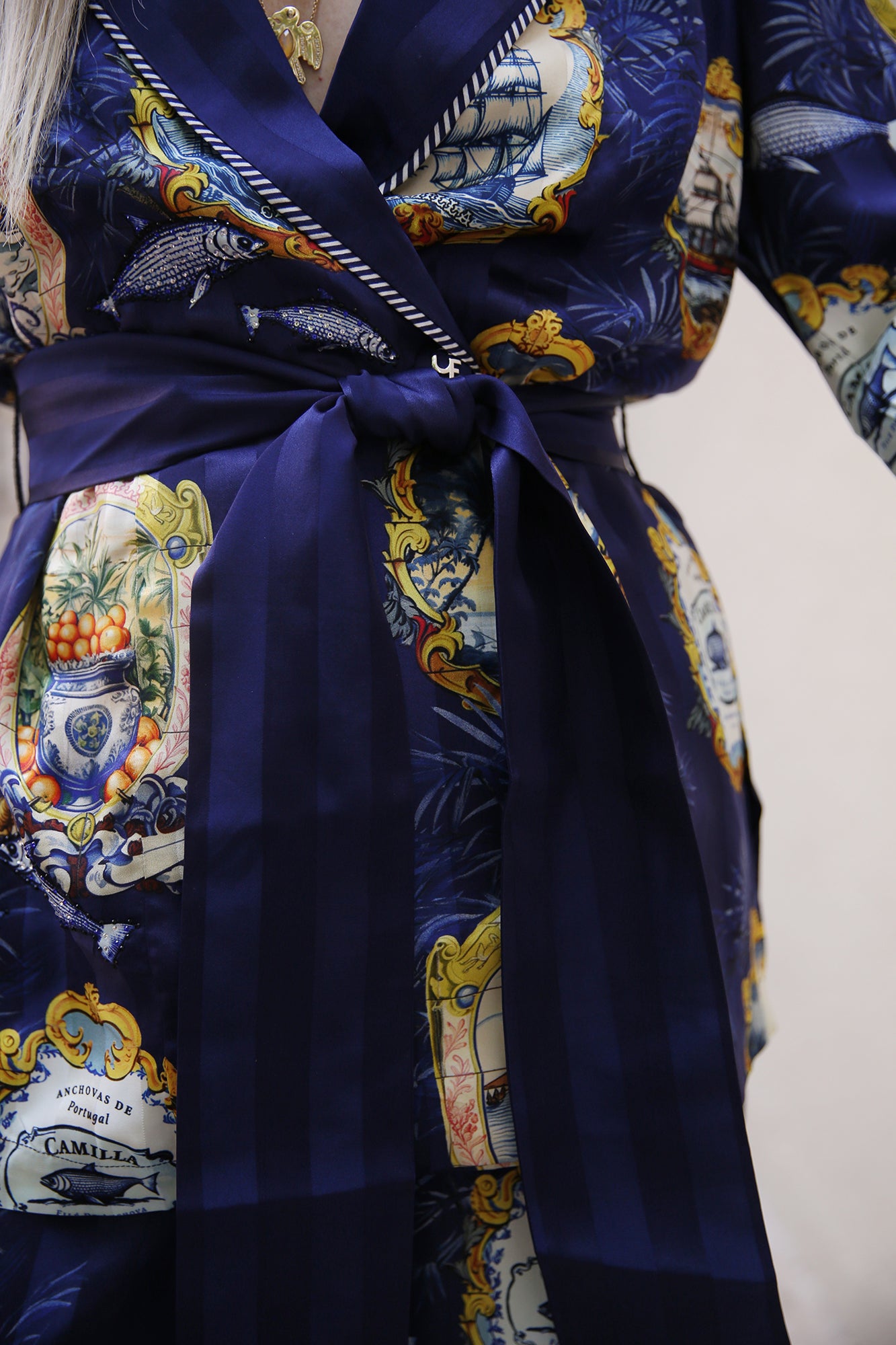 Relaxed Jacket With Split Cuffs Song Of Saint Anthony