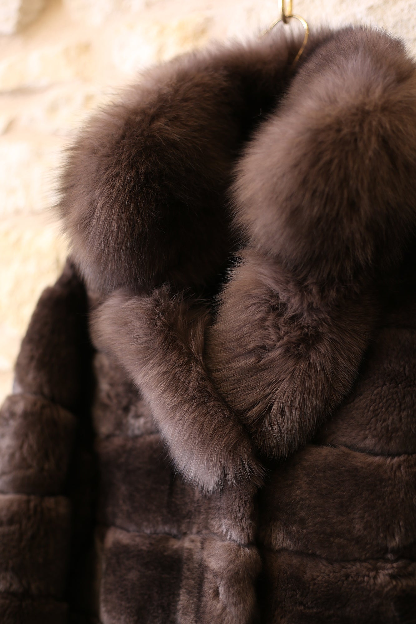 Reversible Cotton To Fox Coat