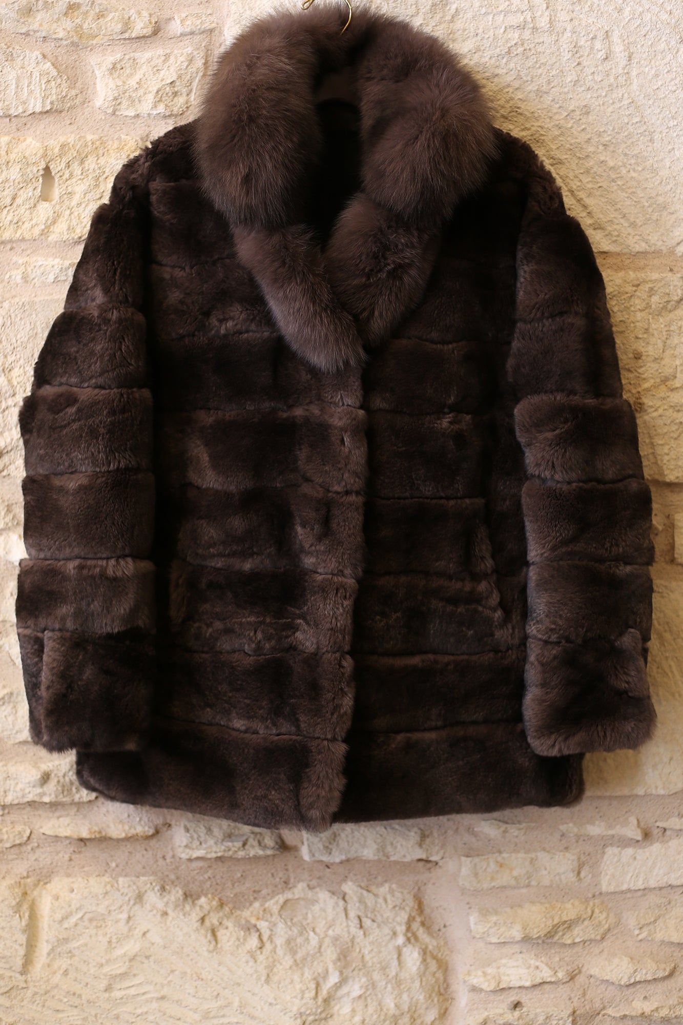 Reversible Cotton To Fox Coat