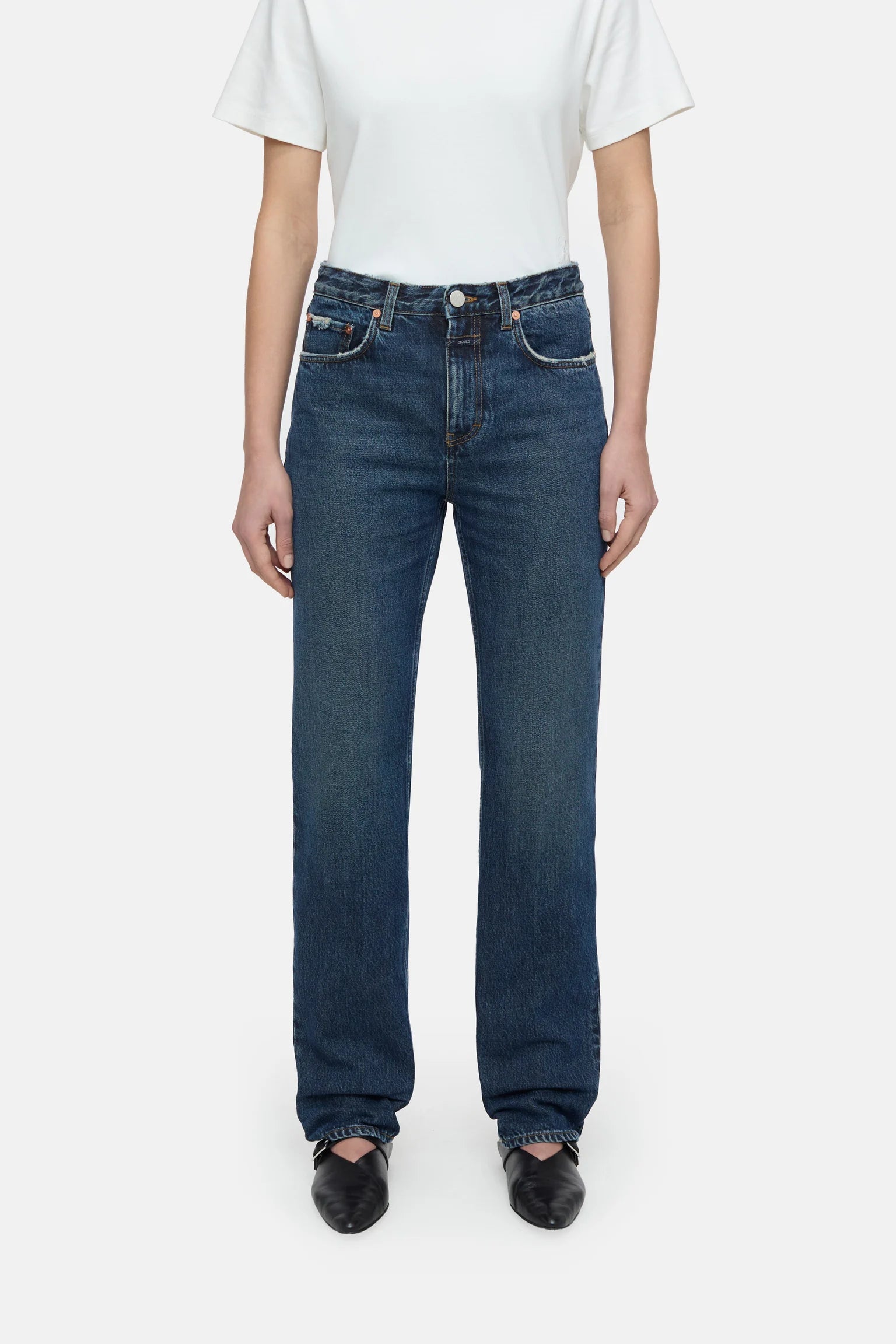 Roan Straight Jeans Dark Blue