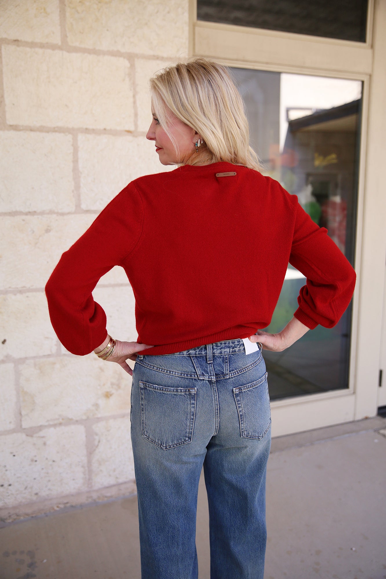 Ryann Sweater Je T'Aime Red