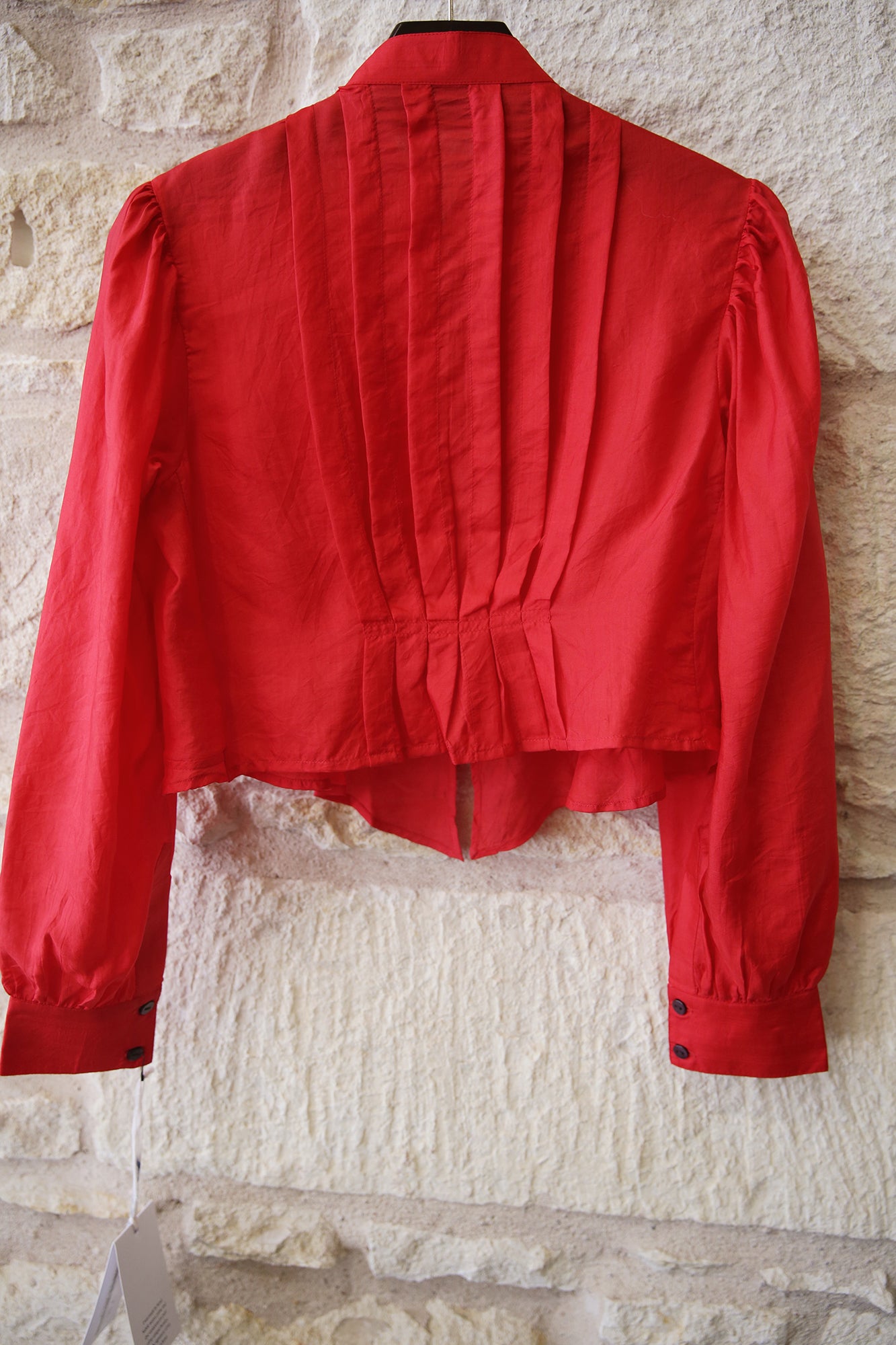 Ryland Scarlet Silk Shirt