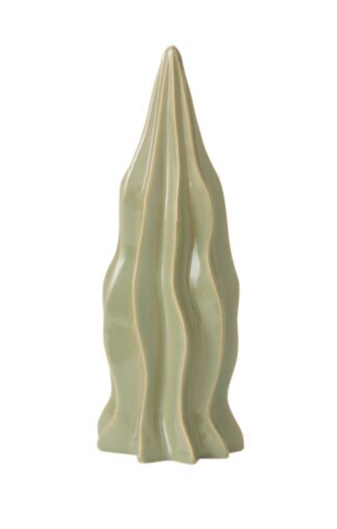 Green Curved Village Tree