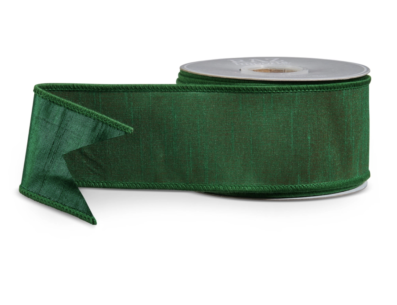 2.5" X 10 Yds Green Wired Ribbon