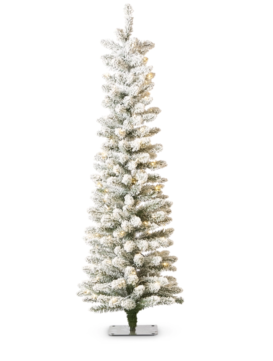 4.5' Snowy Alpine Lighted Tree