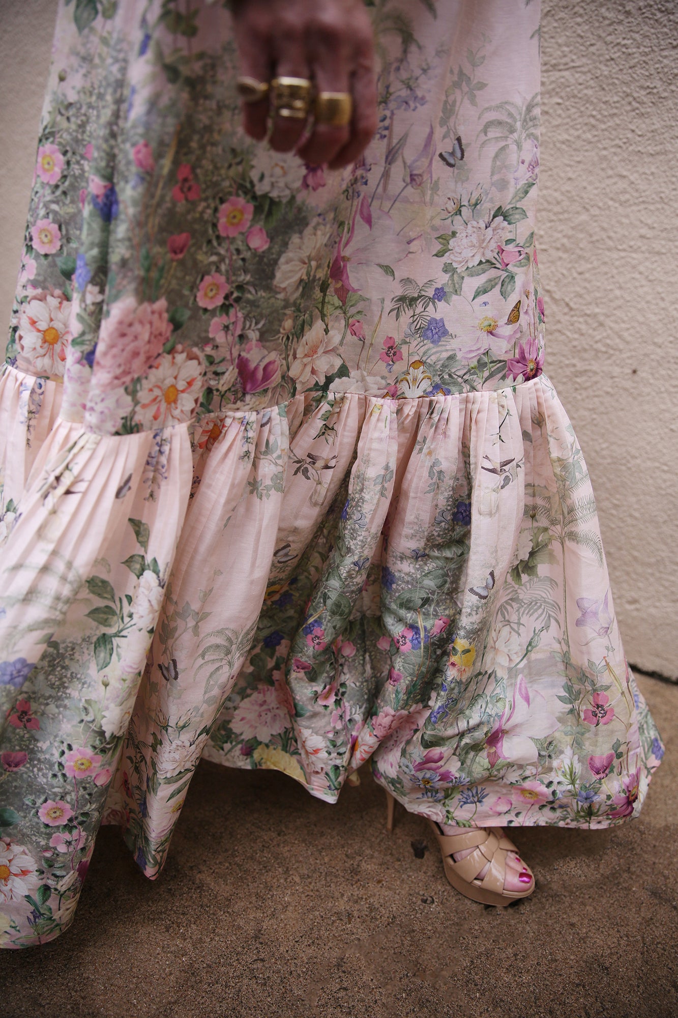Skirt With Deep Hem Frill And Belt Palacio Playground
