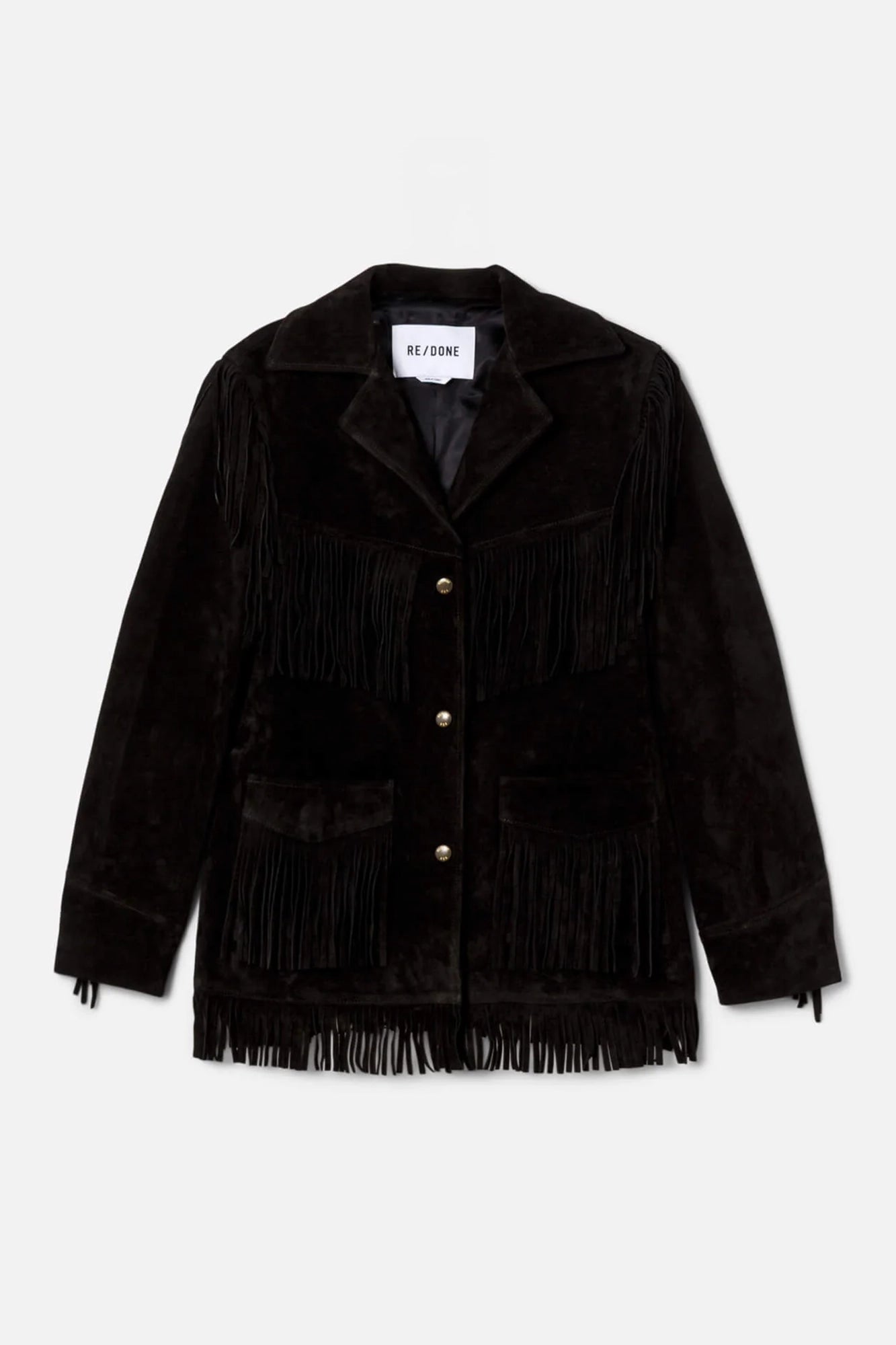 Suede Fringe Jacket