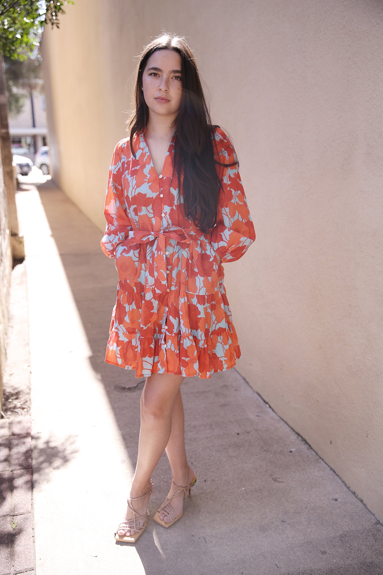Celeste Dress Shoreline Poppy