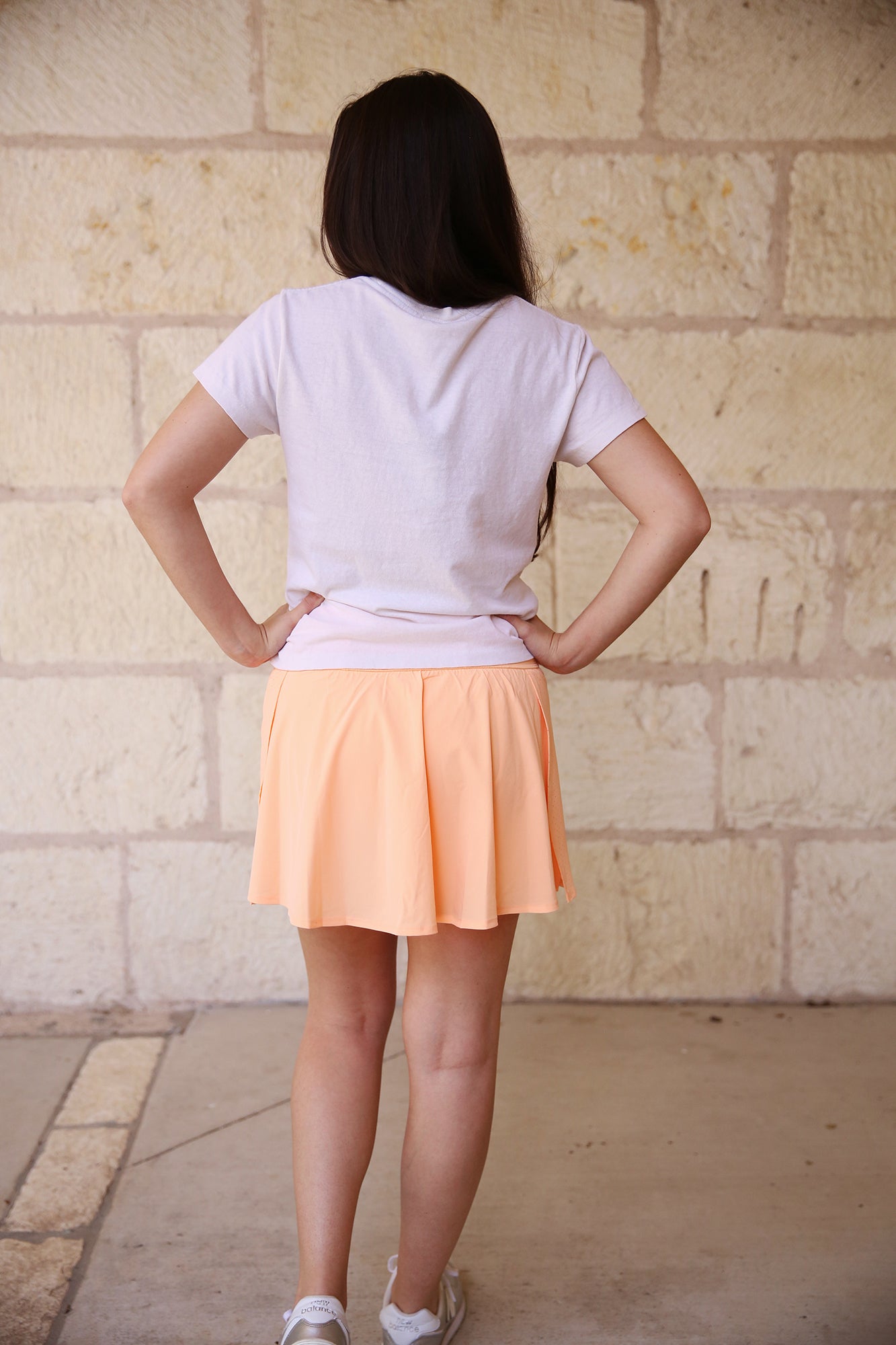 The Get Moving Skort 14" Melon Sorbet