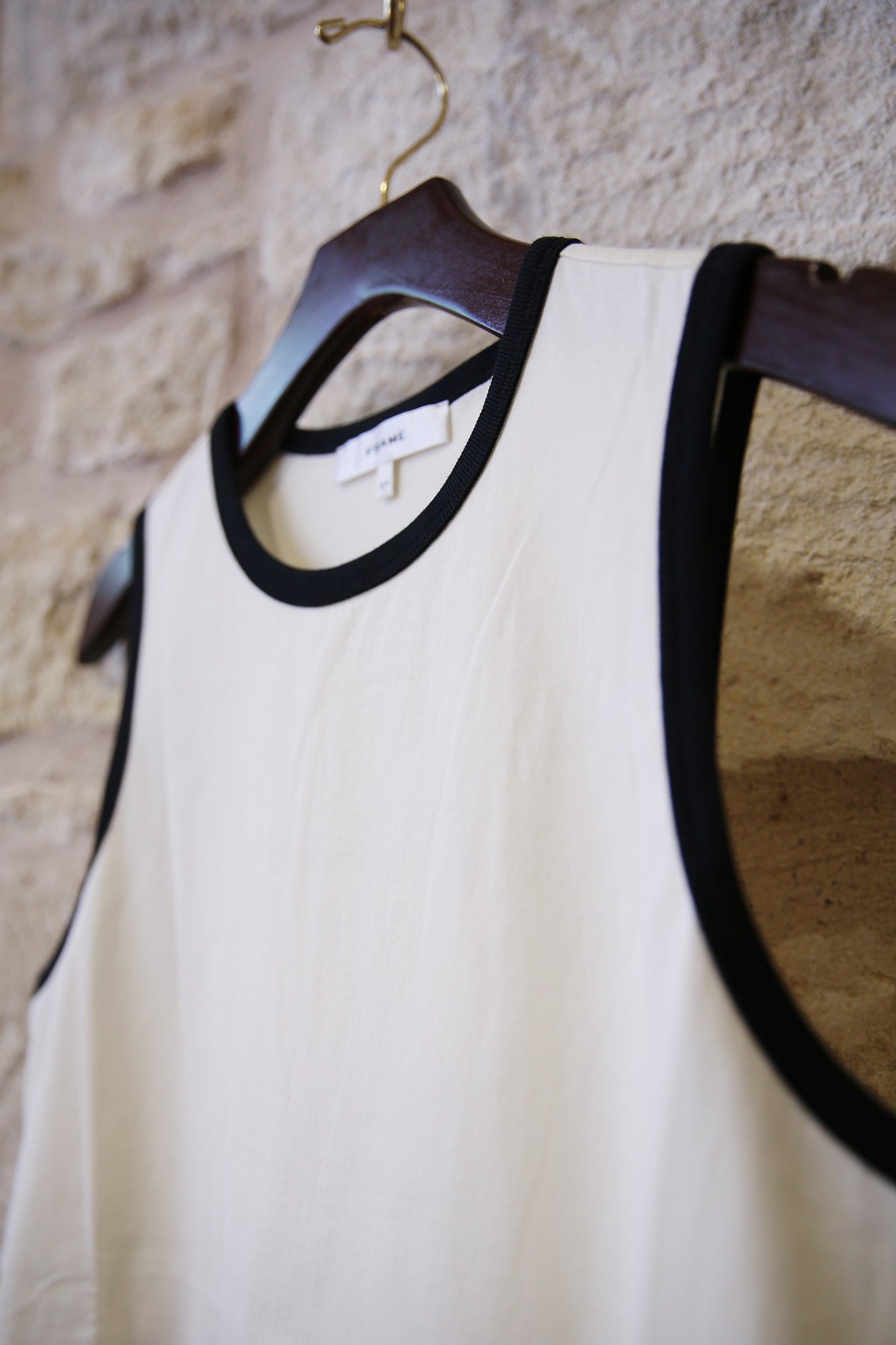 The Ringer Tank in Cream