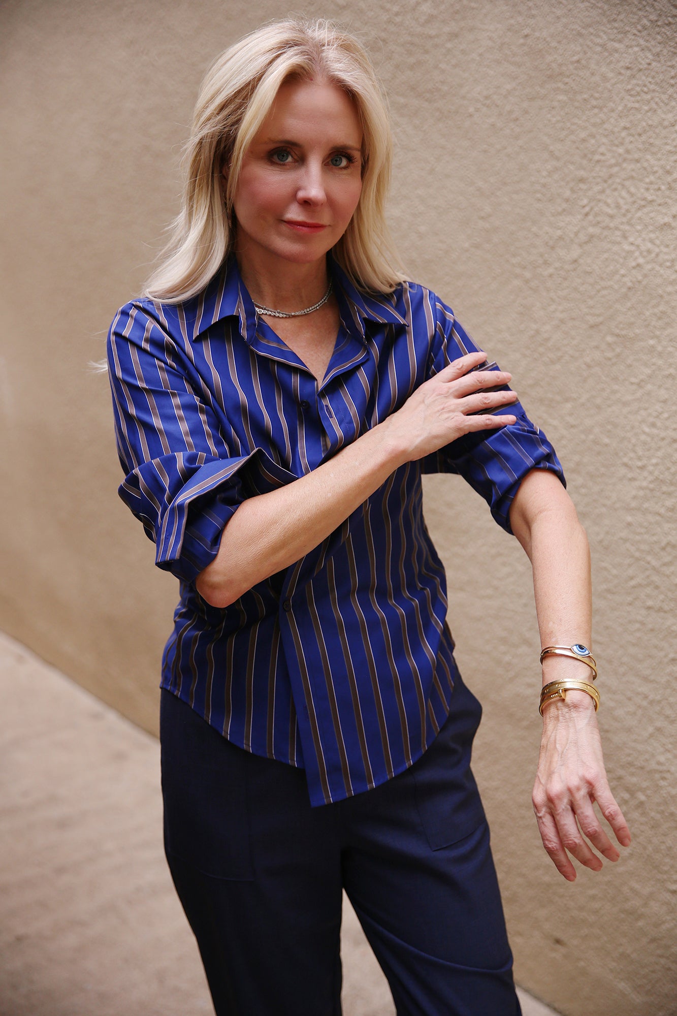 The Fitted Shirt Egyptian Cotton Bowood Stripe