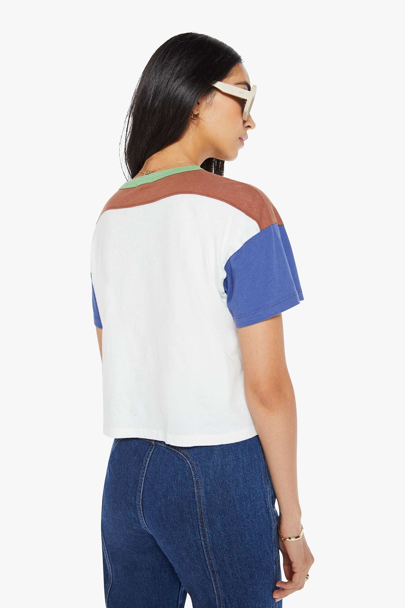 The Grab Bag Crop Yoke Girls Swimming