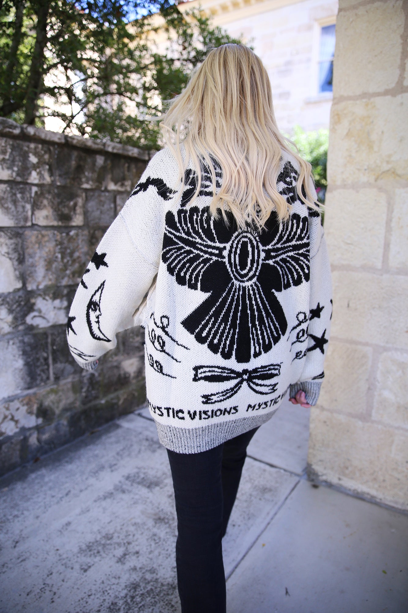 The Long Drop Daddy Baby Alpaca Sweater