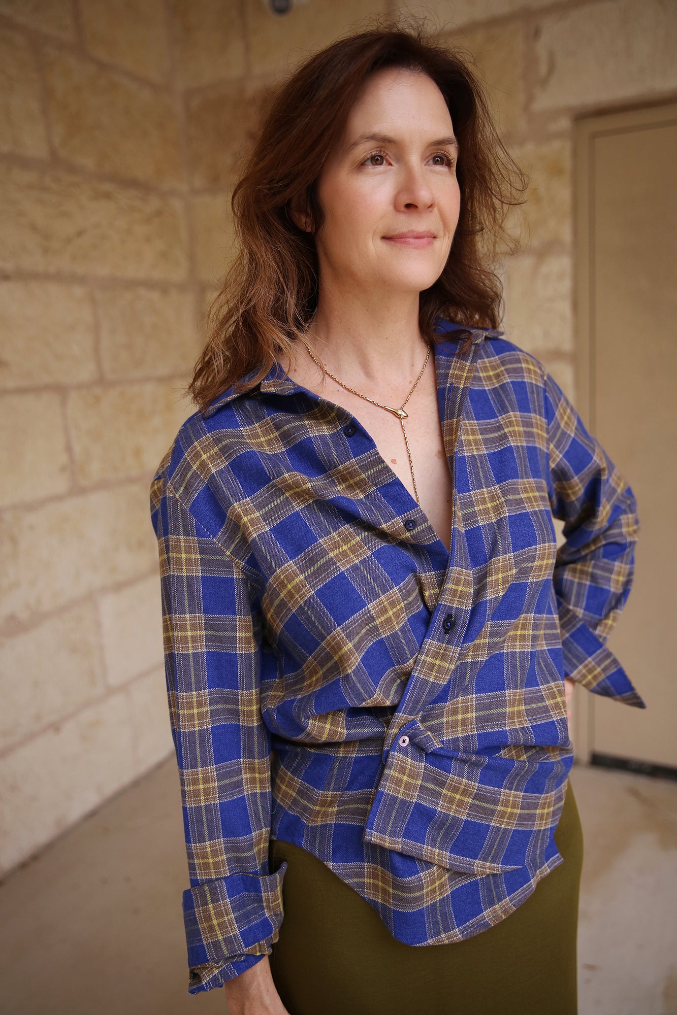 The Men's Shirt Japanese Flannel Blue Plaid