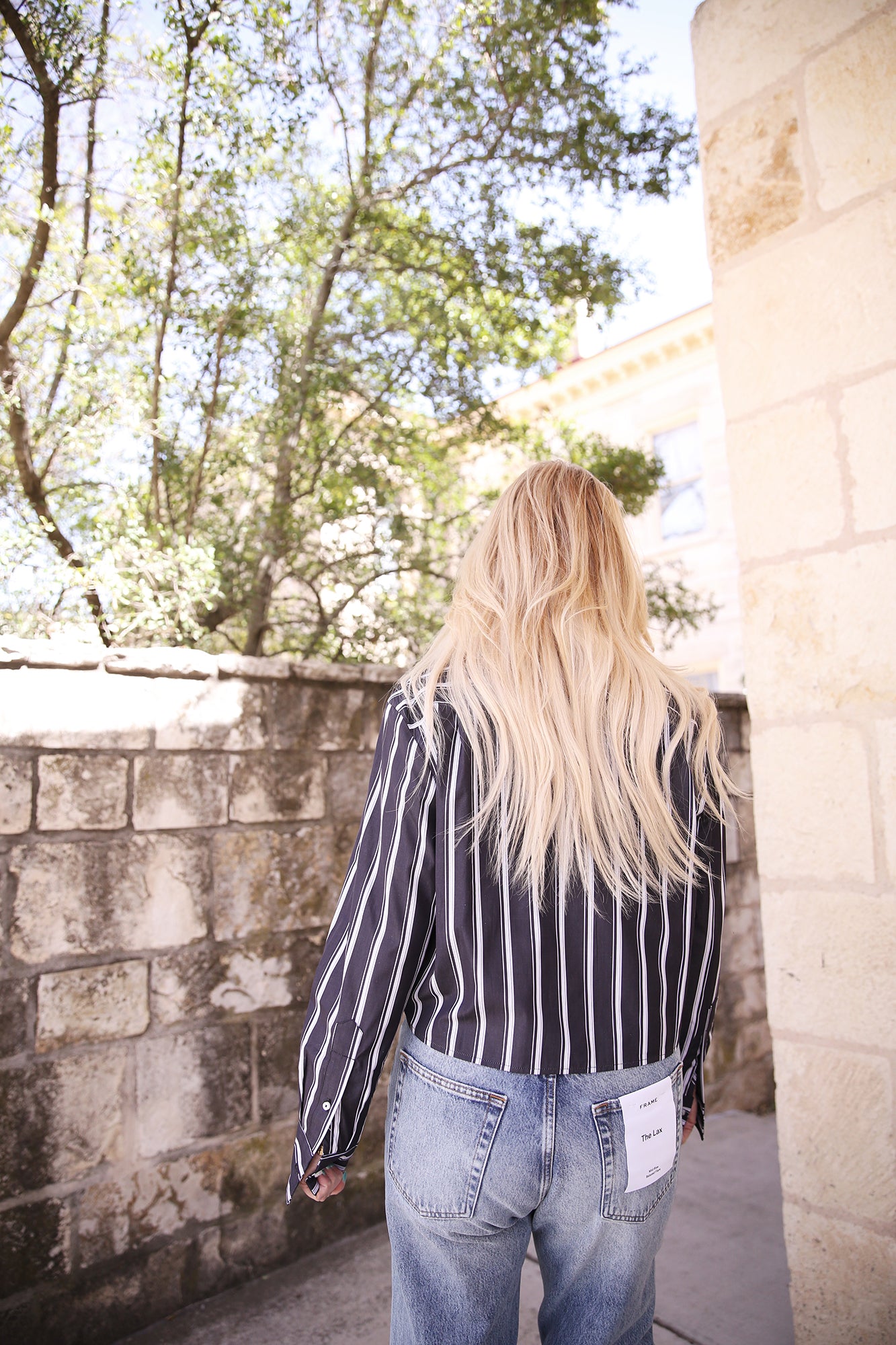 The SHORTY Shirt 100% Egyptian Cotton Shadow Stripe