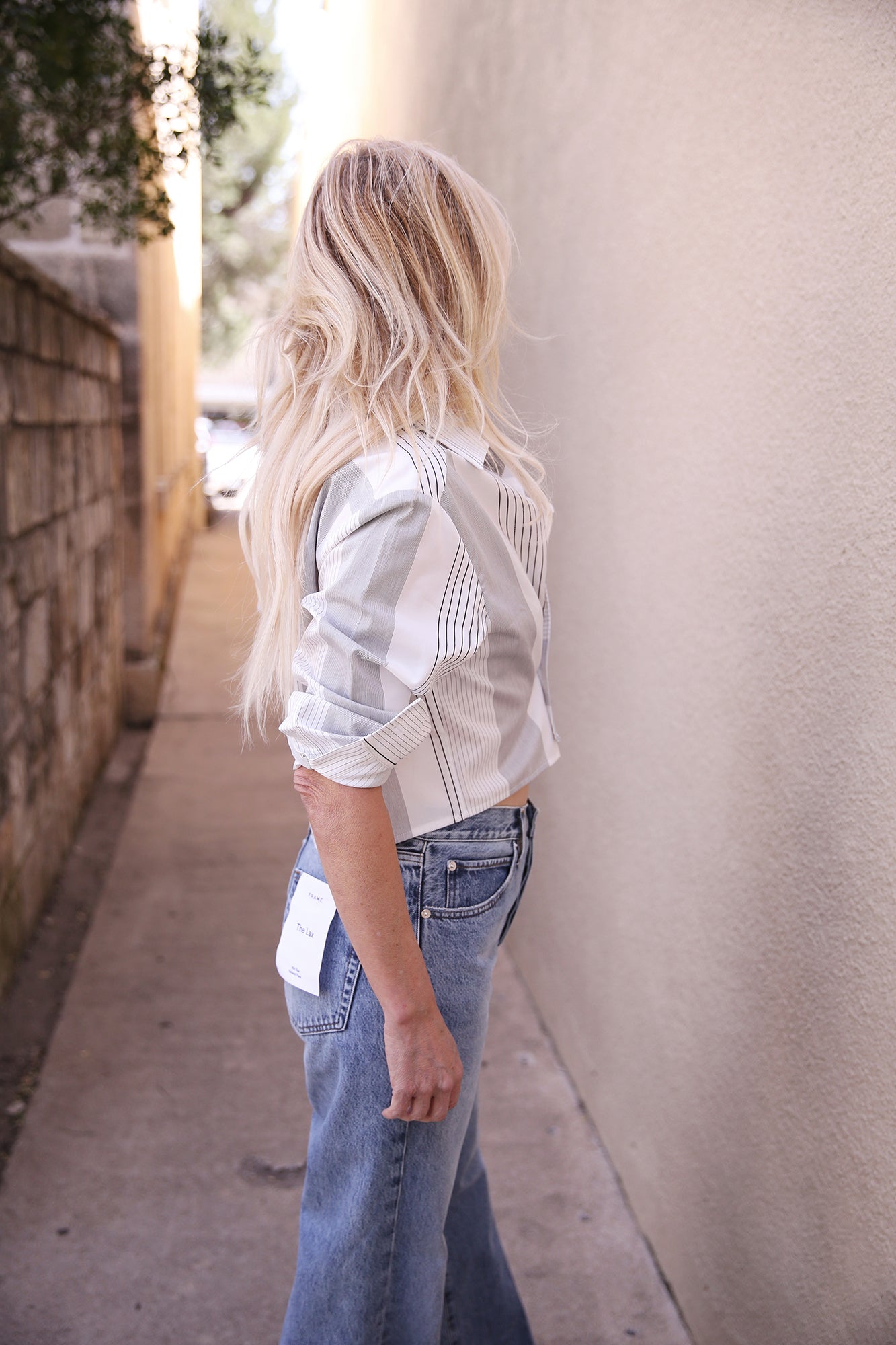 The SHORTY Shirt Cotton Sateen Stripe