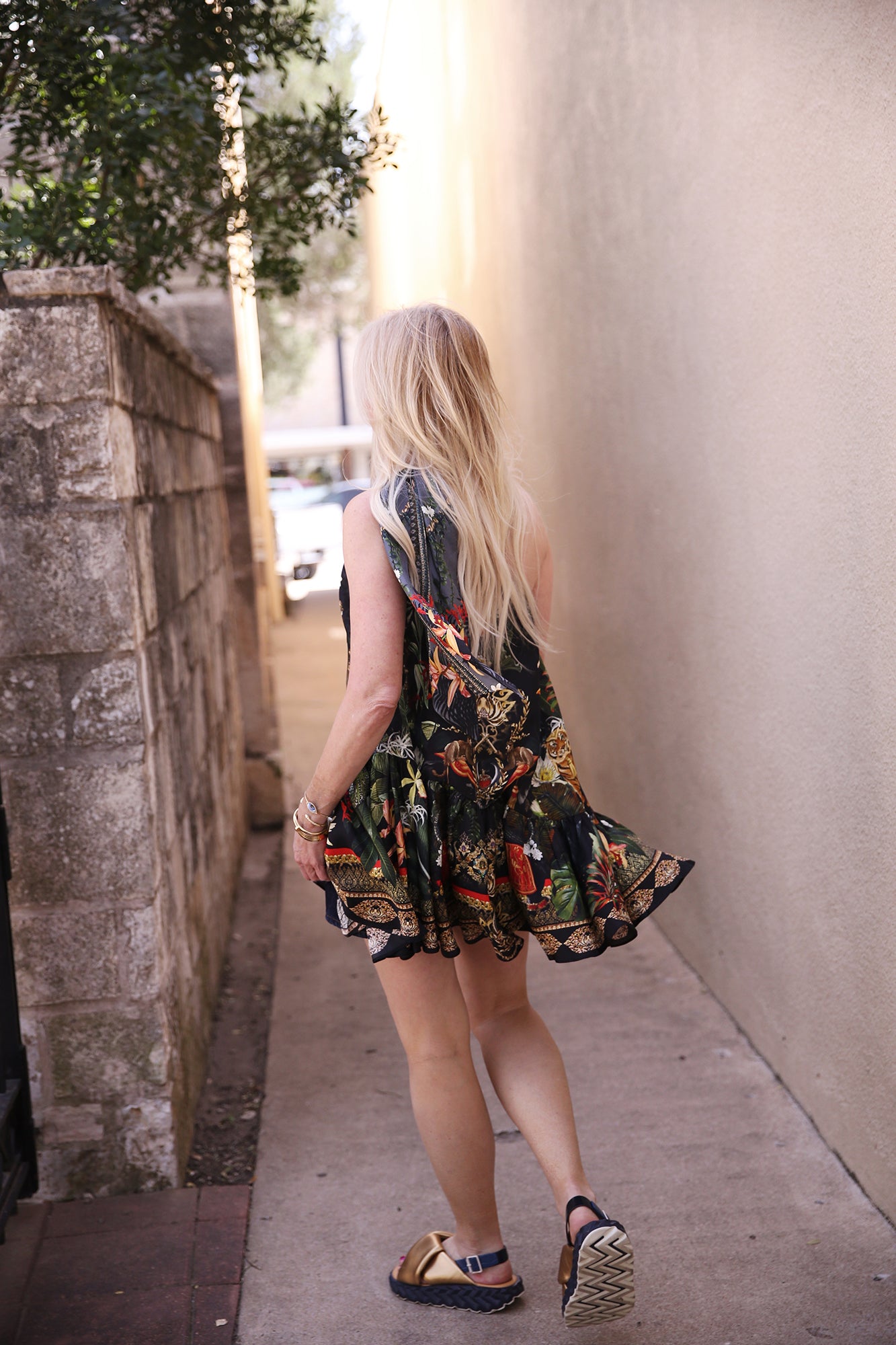 Tie One Shoulder Short Dress Ready For My Welcome Drink