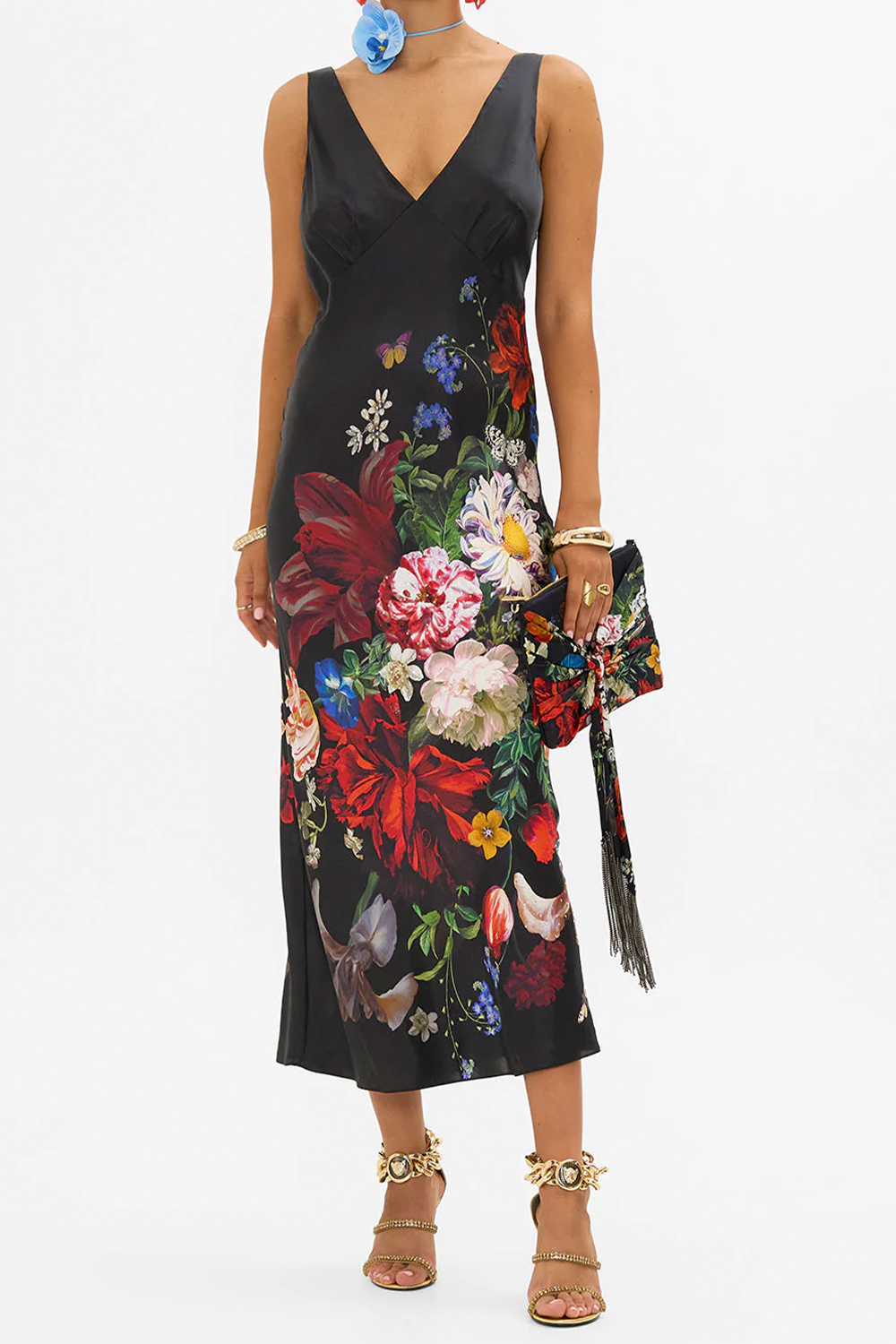 V-Neck Slip Dress A Still Life