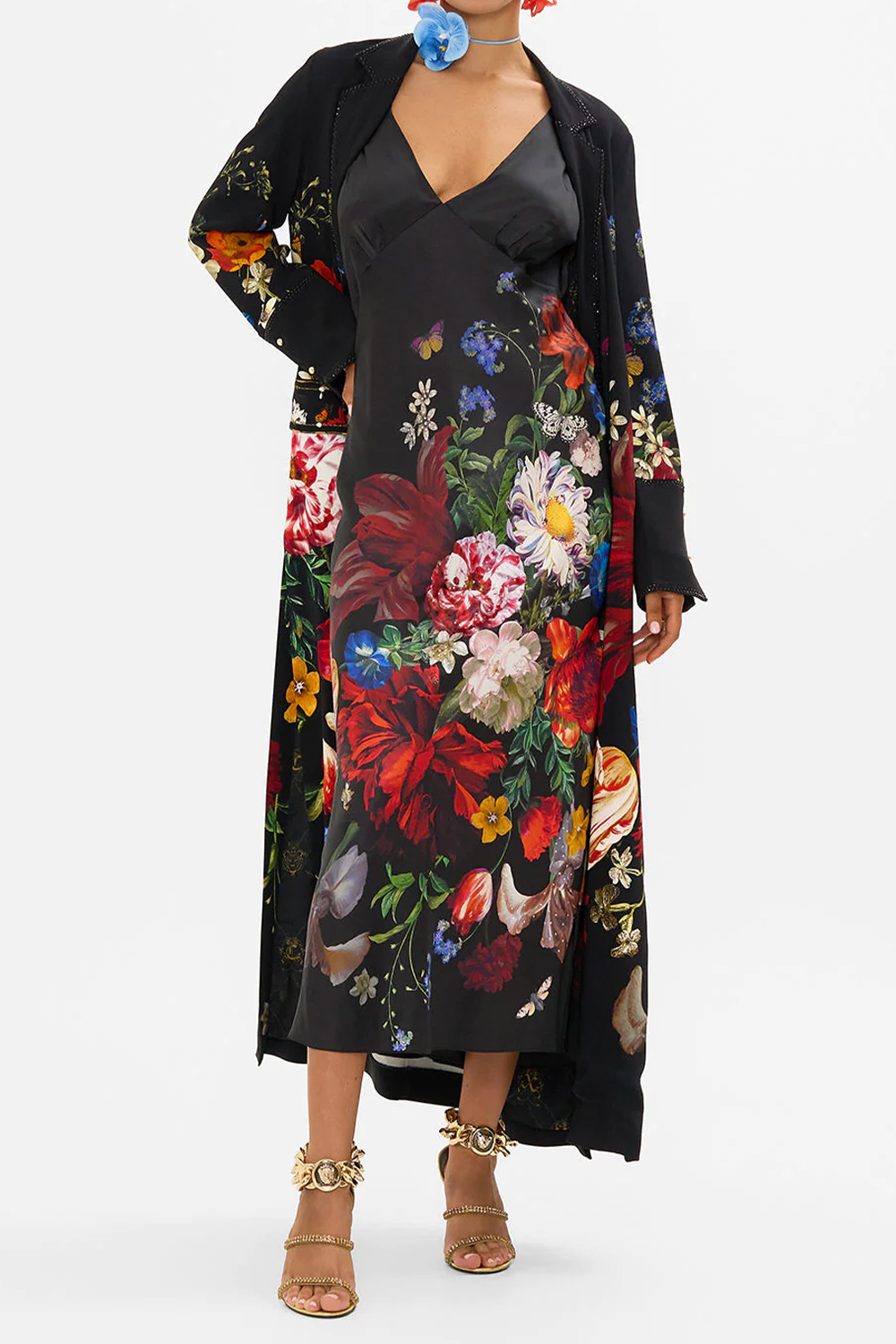 V-Neck Slip Dress A Still Life