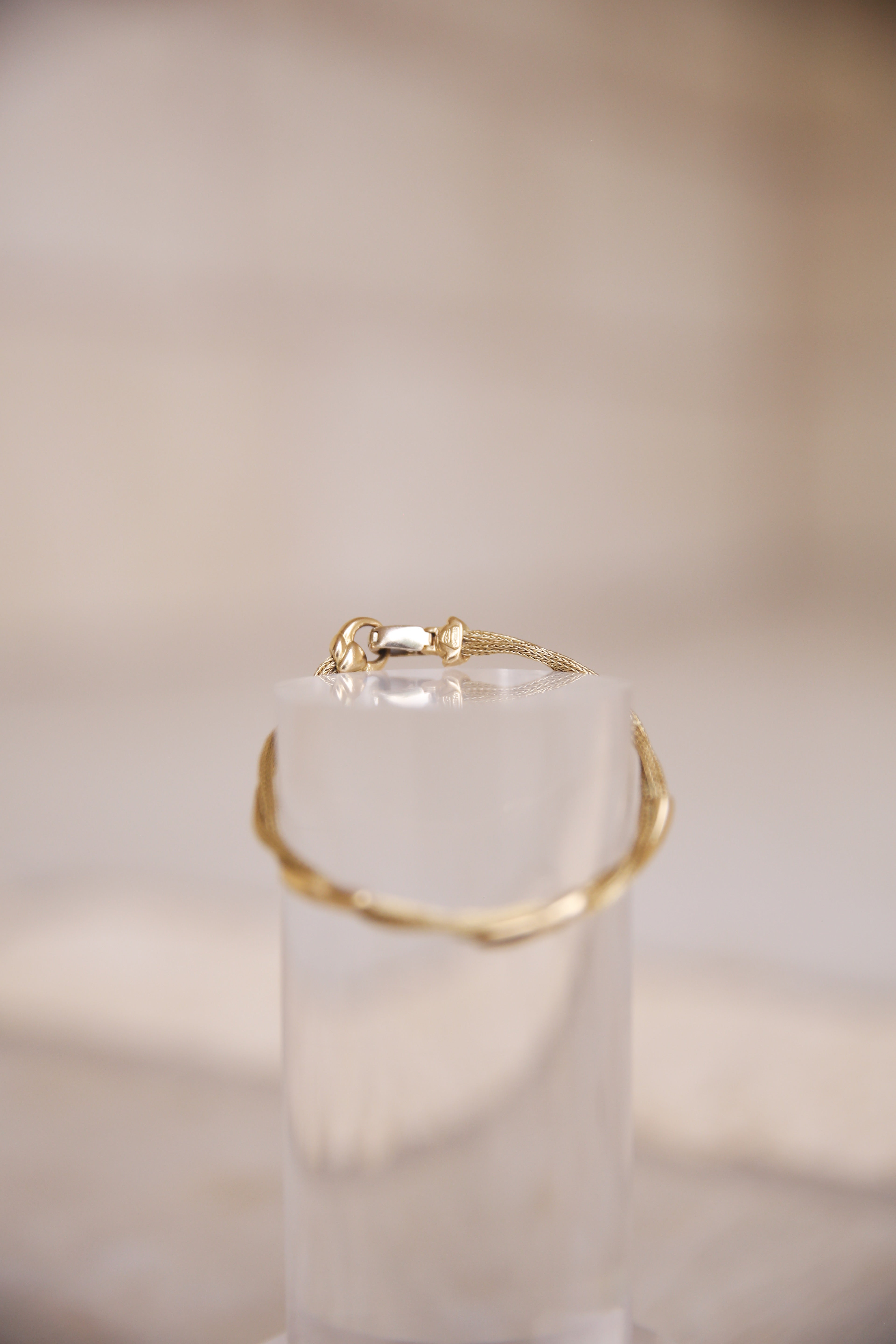 Braided 18K YG Bracelet