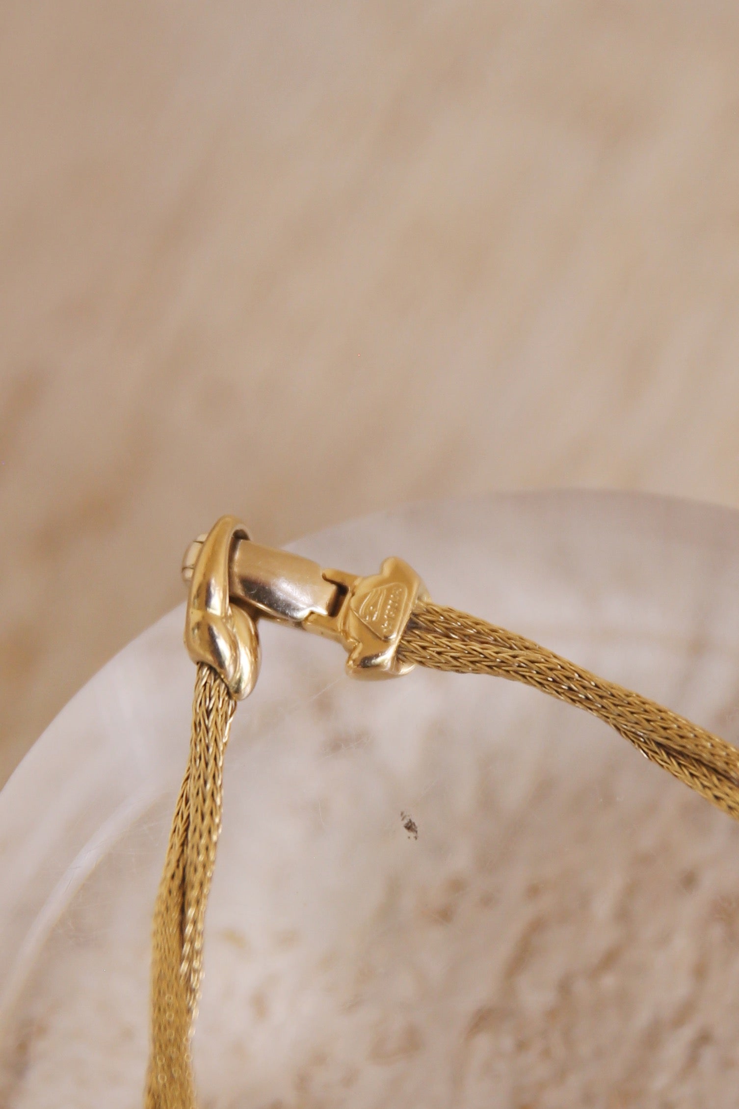 Braided 18K YG Bracelet