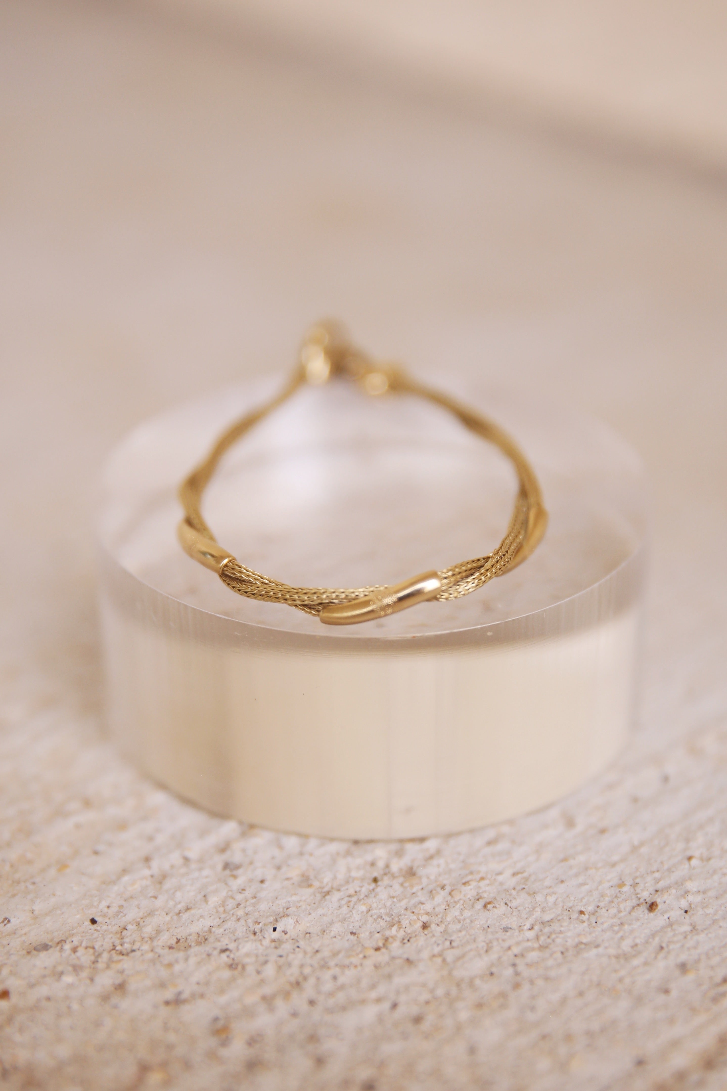 Braided 18K YG Bracelet