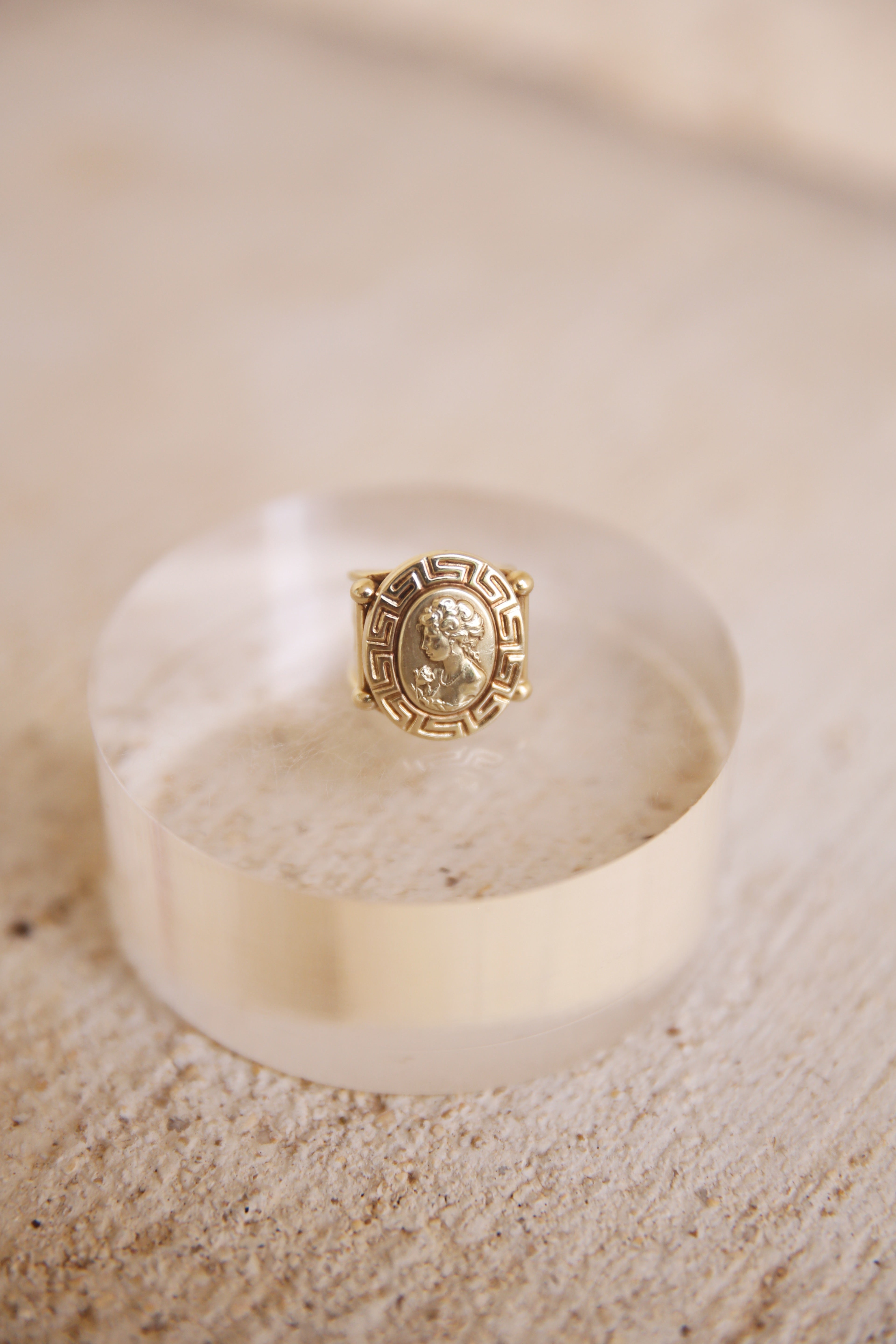 Gold Goddess Ring