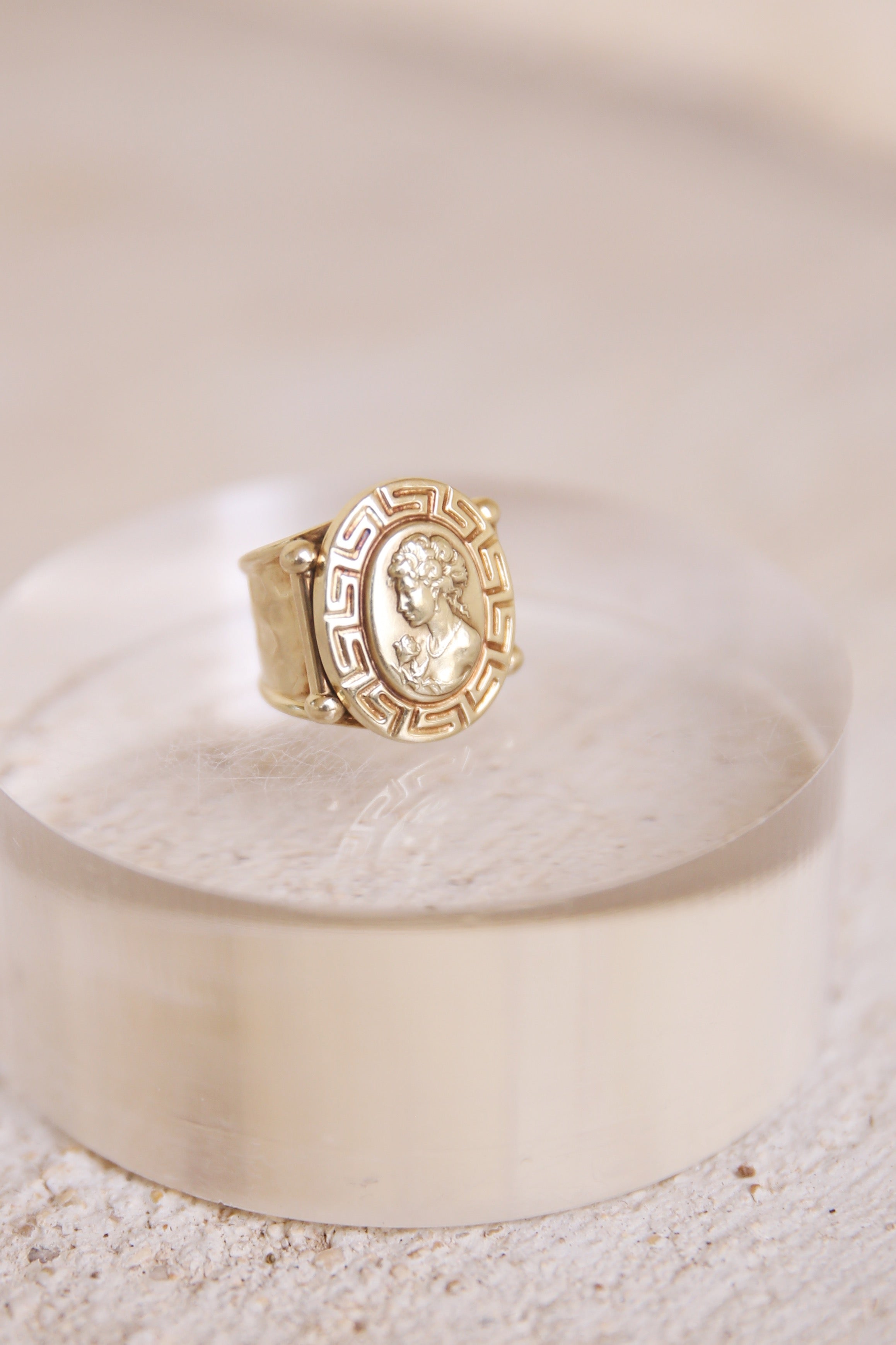 Gold Goddess Ring