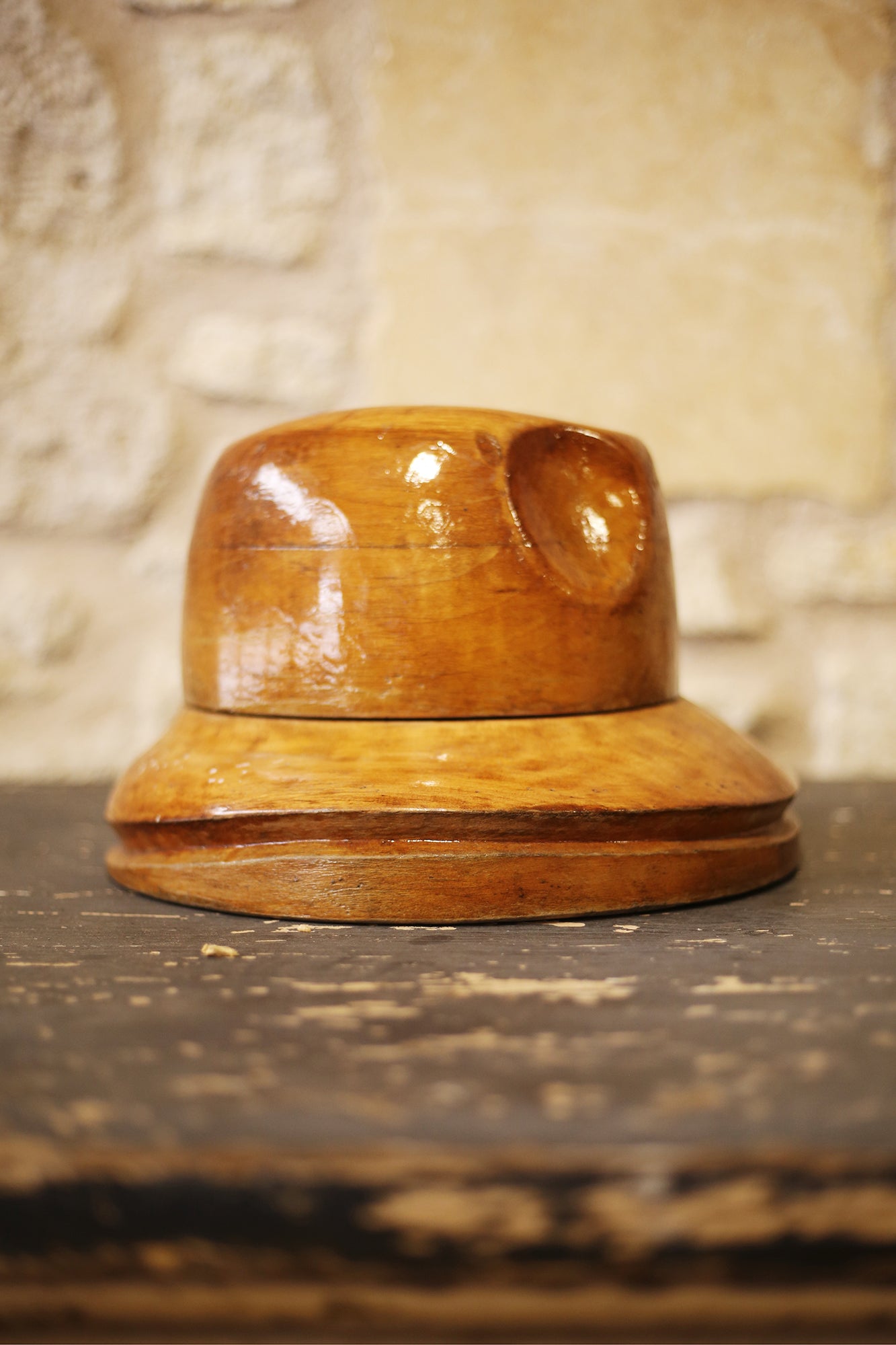 Vintage Hat Makers Model Wood