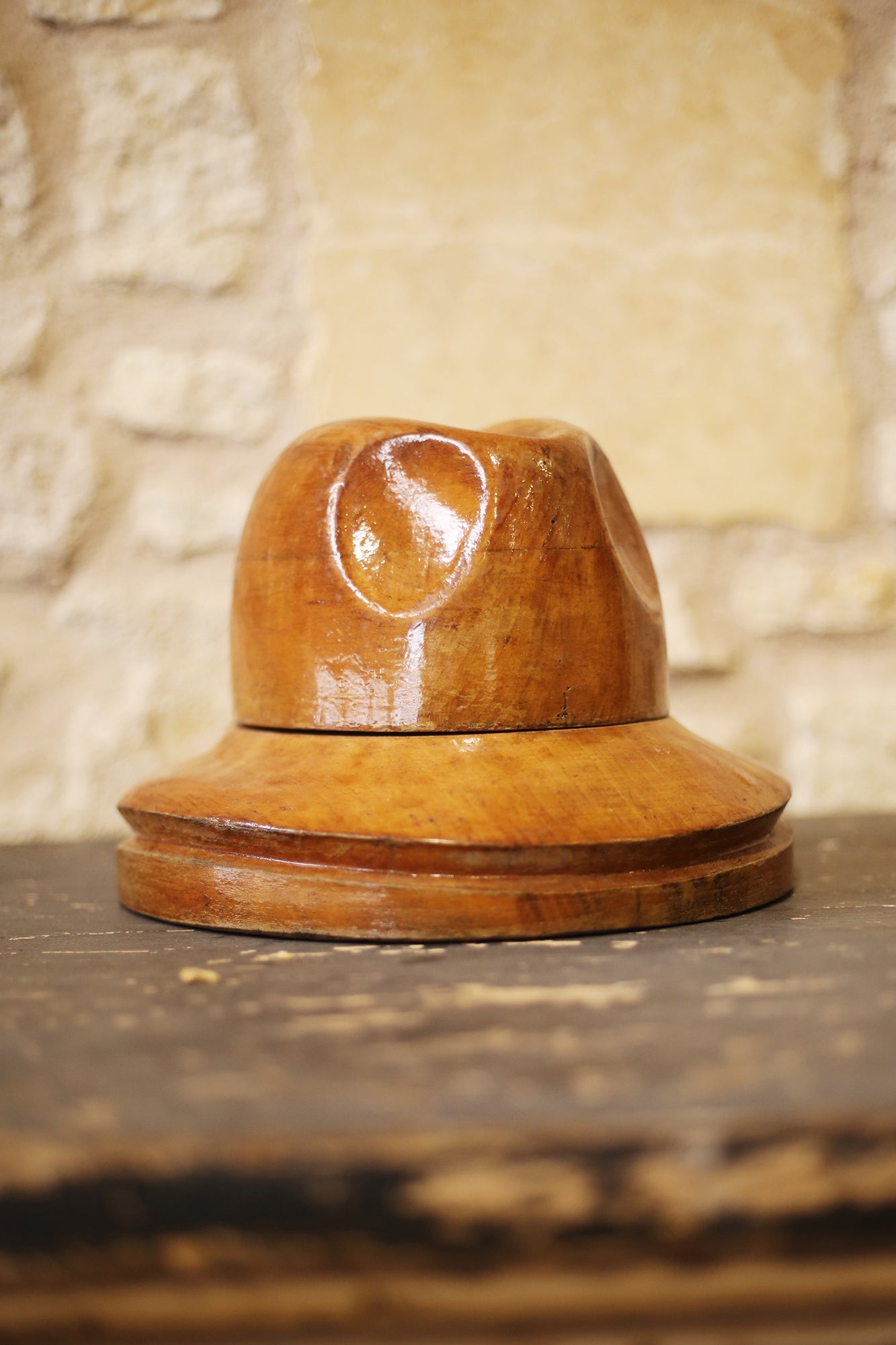 Vintage Hat Makers Model Wood