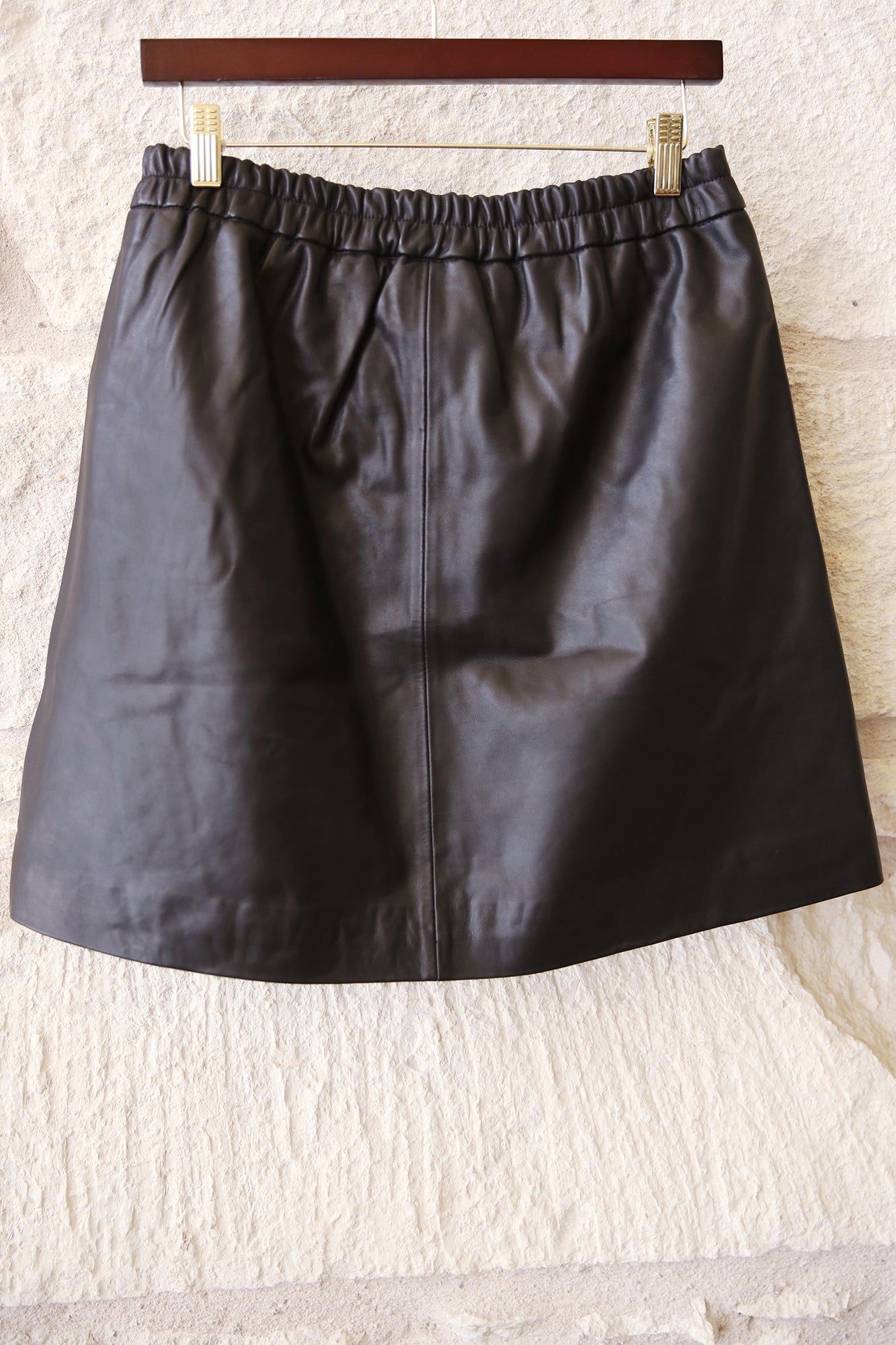 WookIW Leather Short Skirt