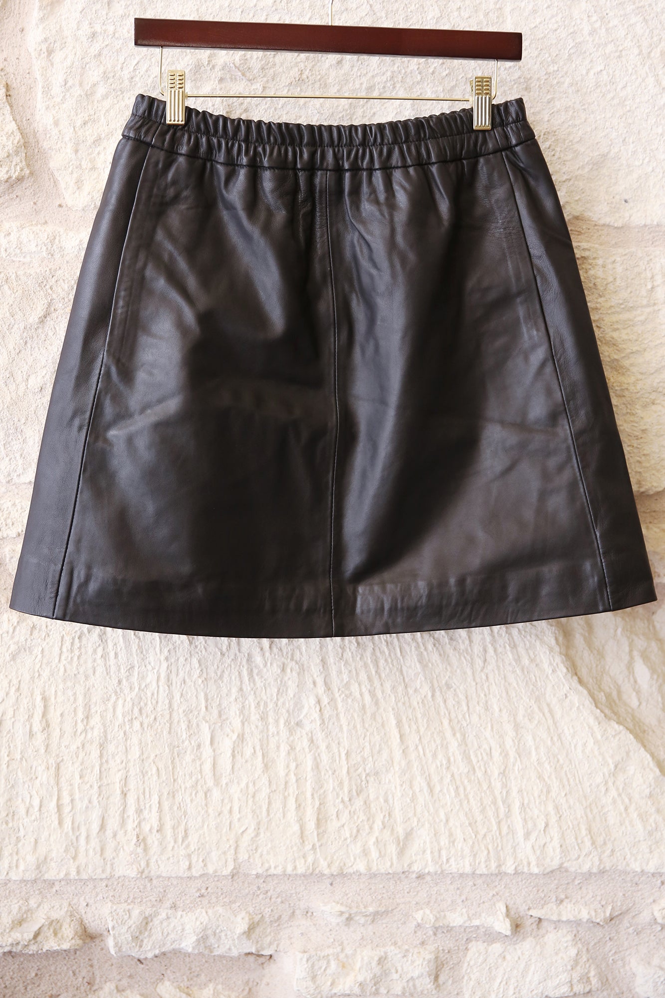 WookIW Leather Short Skirt