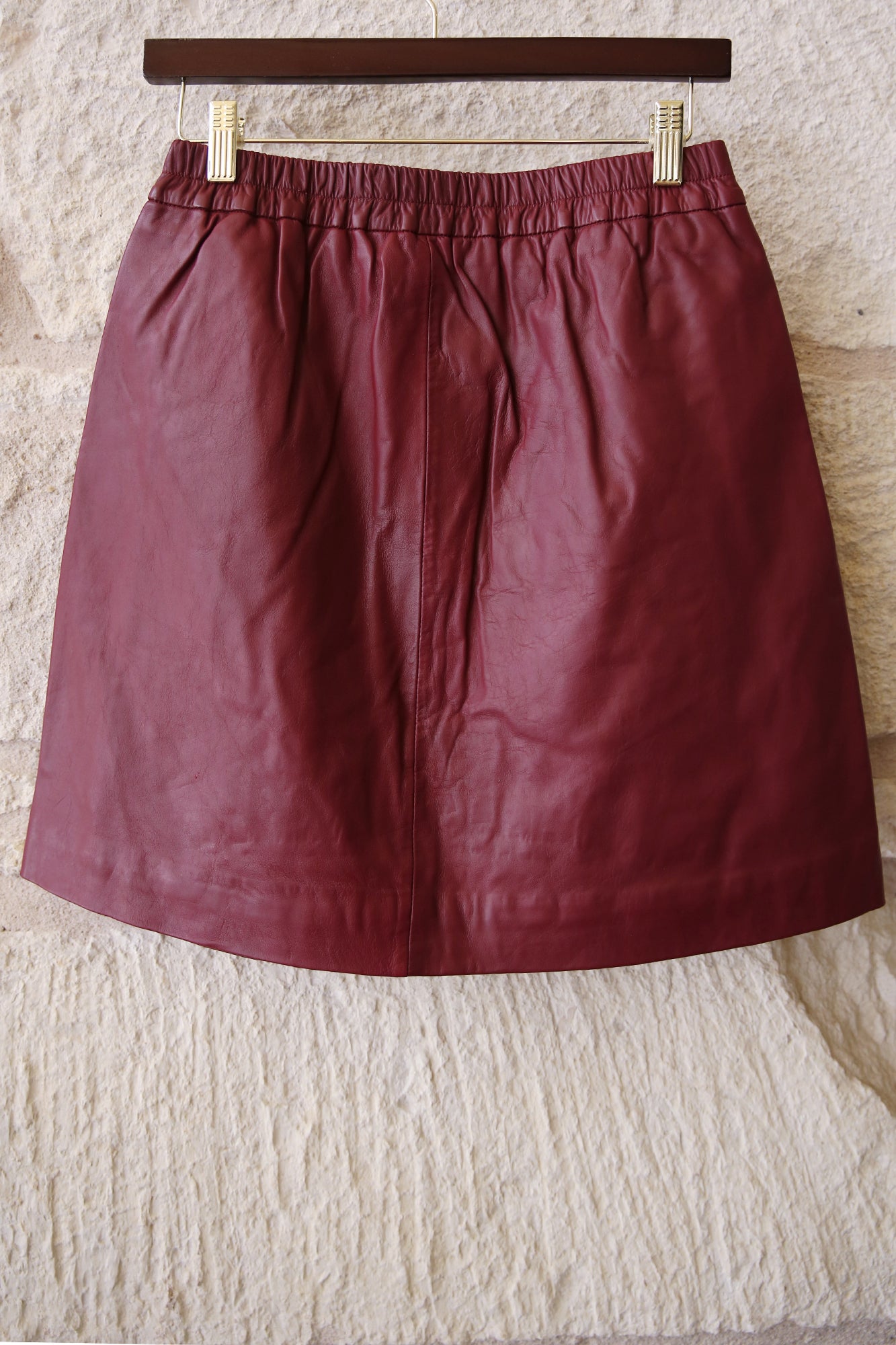 WookIW Leather Short Skirt