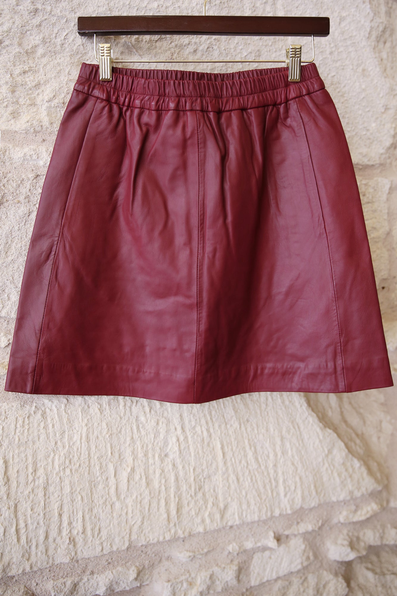 WookIW Leather Short Skirt