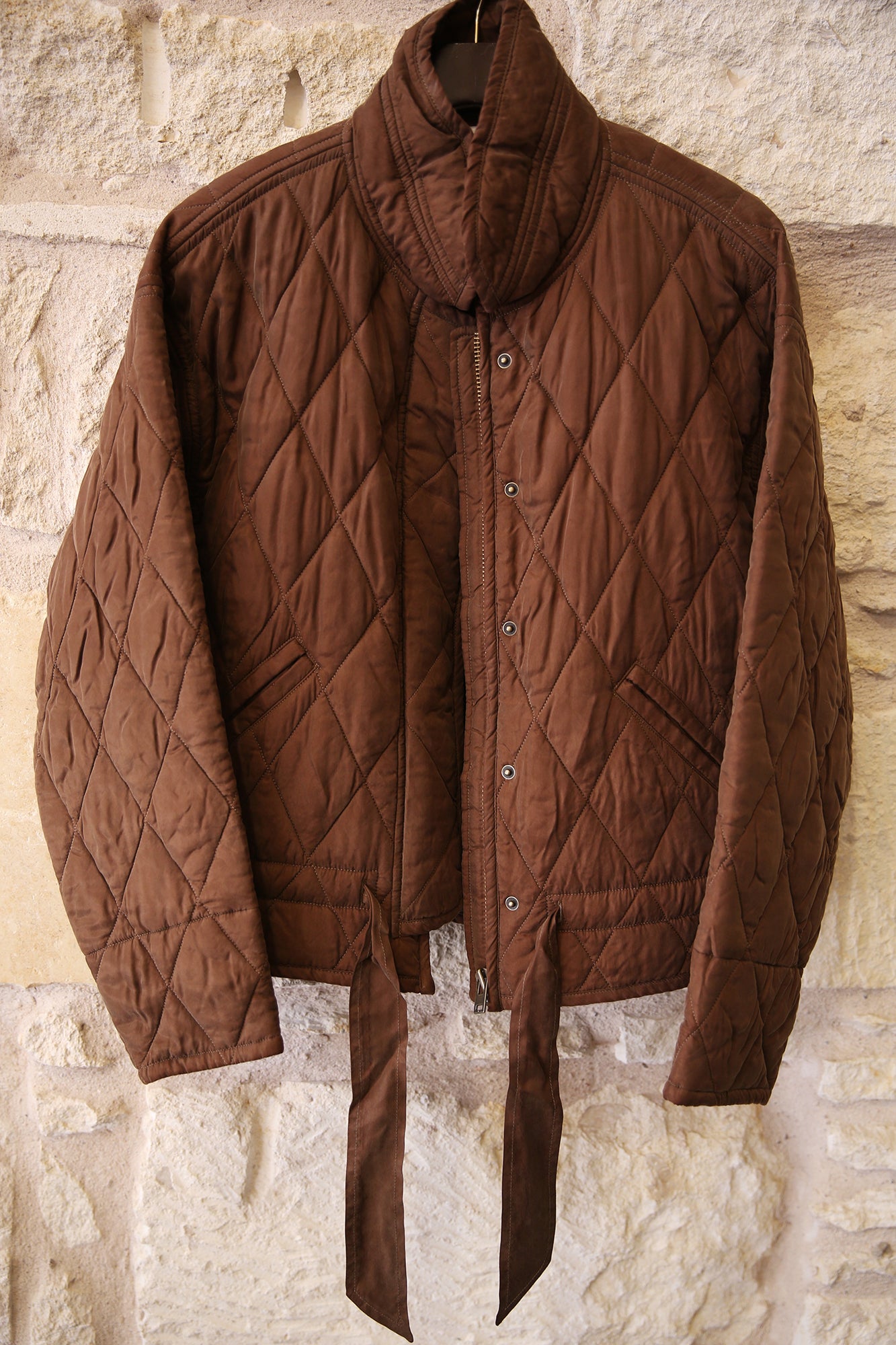 Zakiane Quilted Satin Jacket