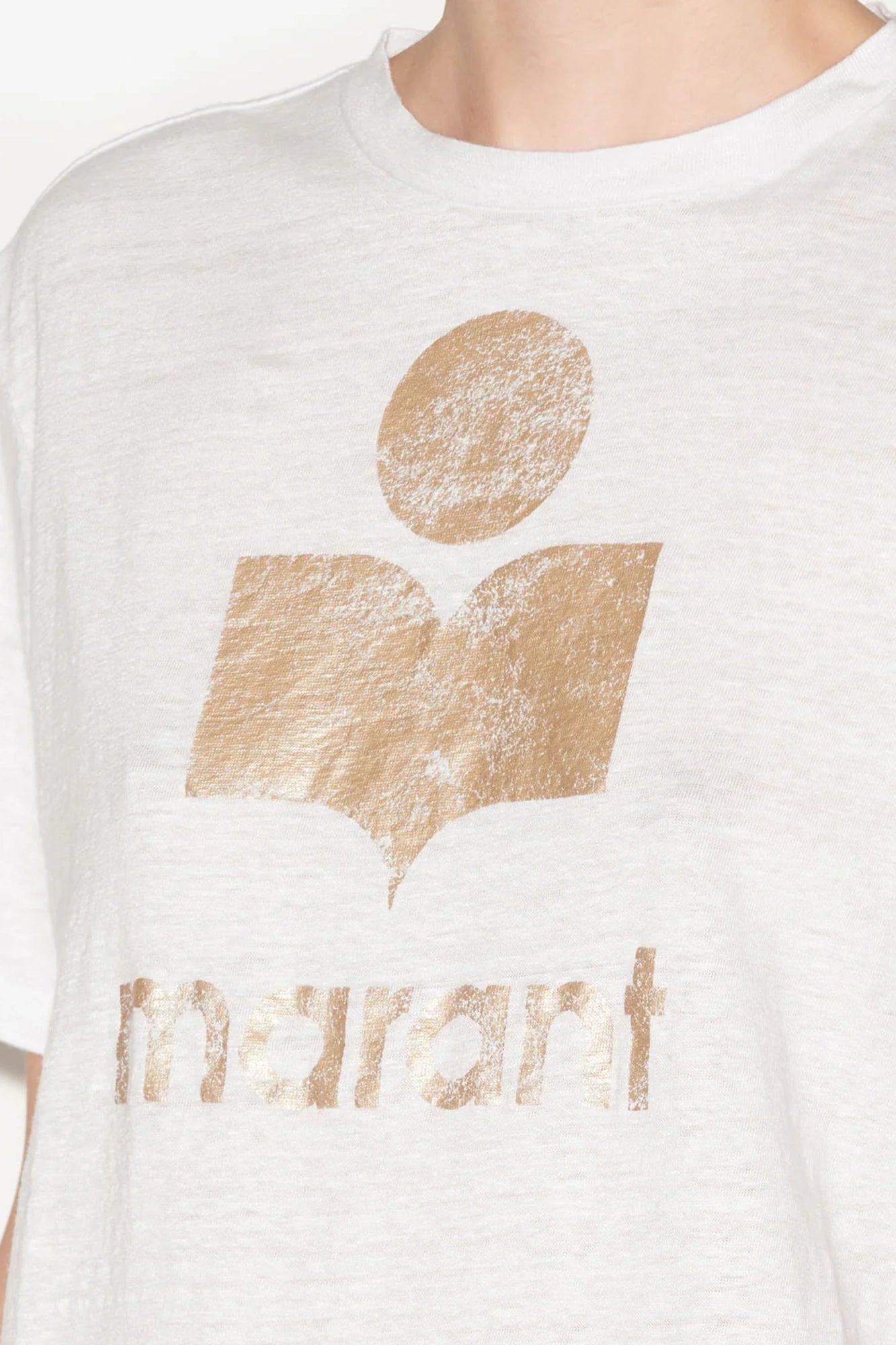 Zewel Linen T-Shirt With Logo