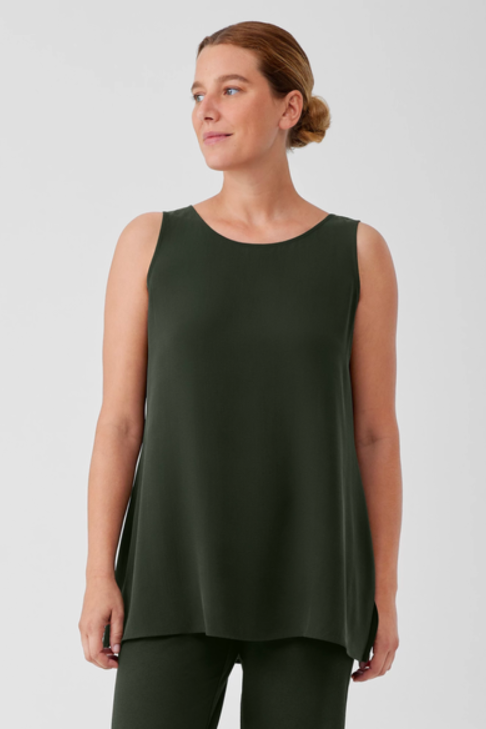 Ballet Neck Sleeveless Tunic